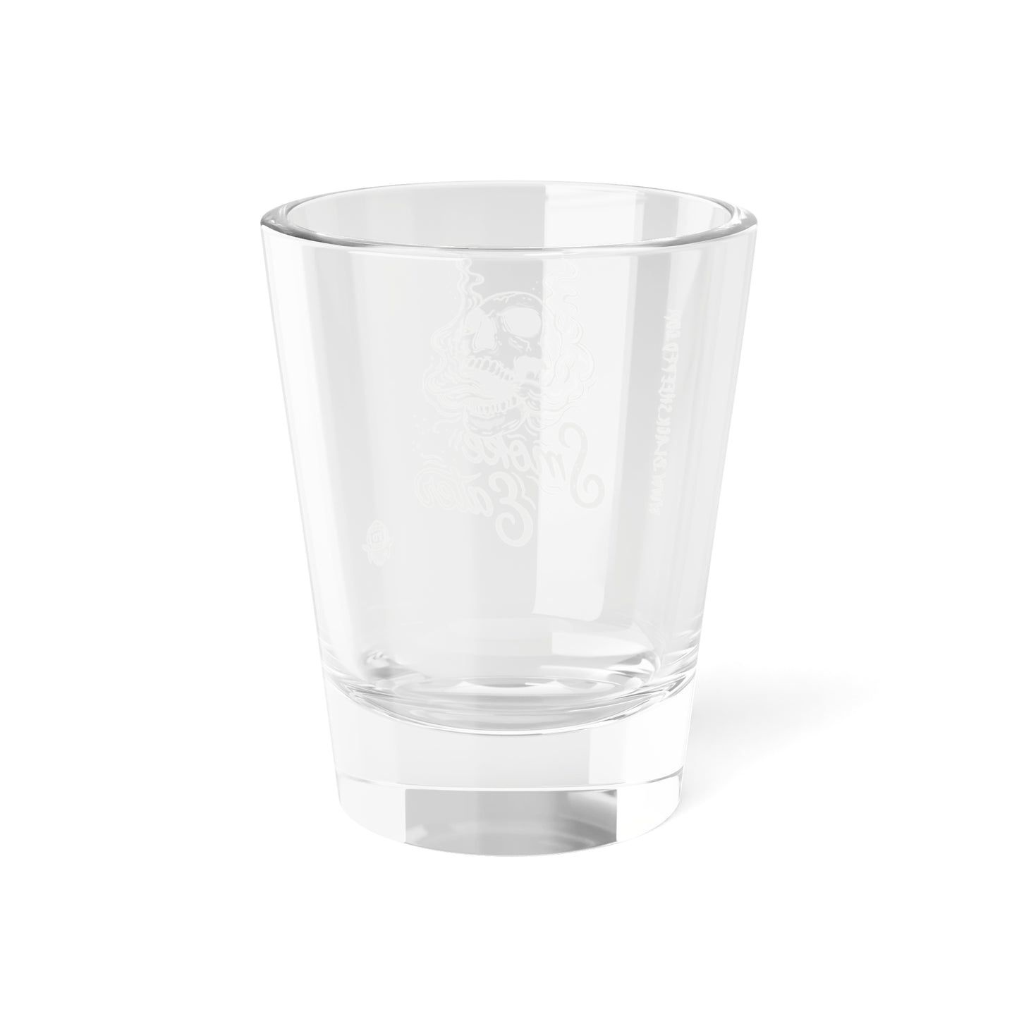 Smoke Eater Skull 1.5oz Shot Glass – Skull & Smoke Design