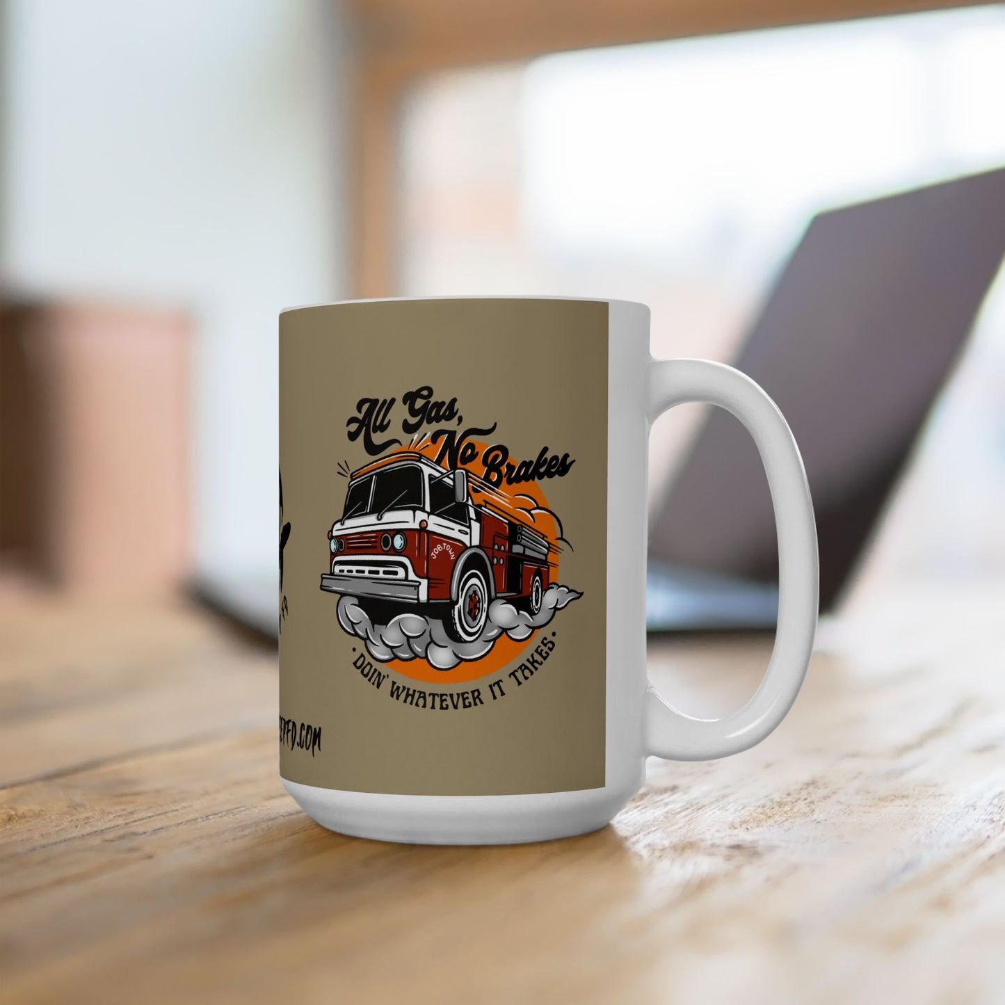 "All Gas - No Brakes" Coffee Mug 15oz