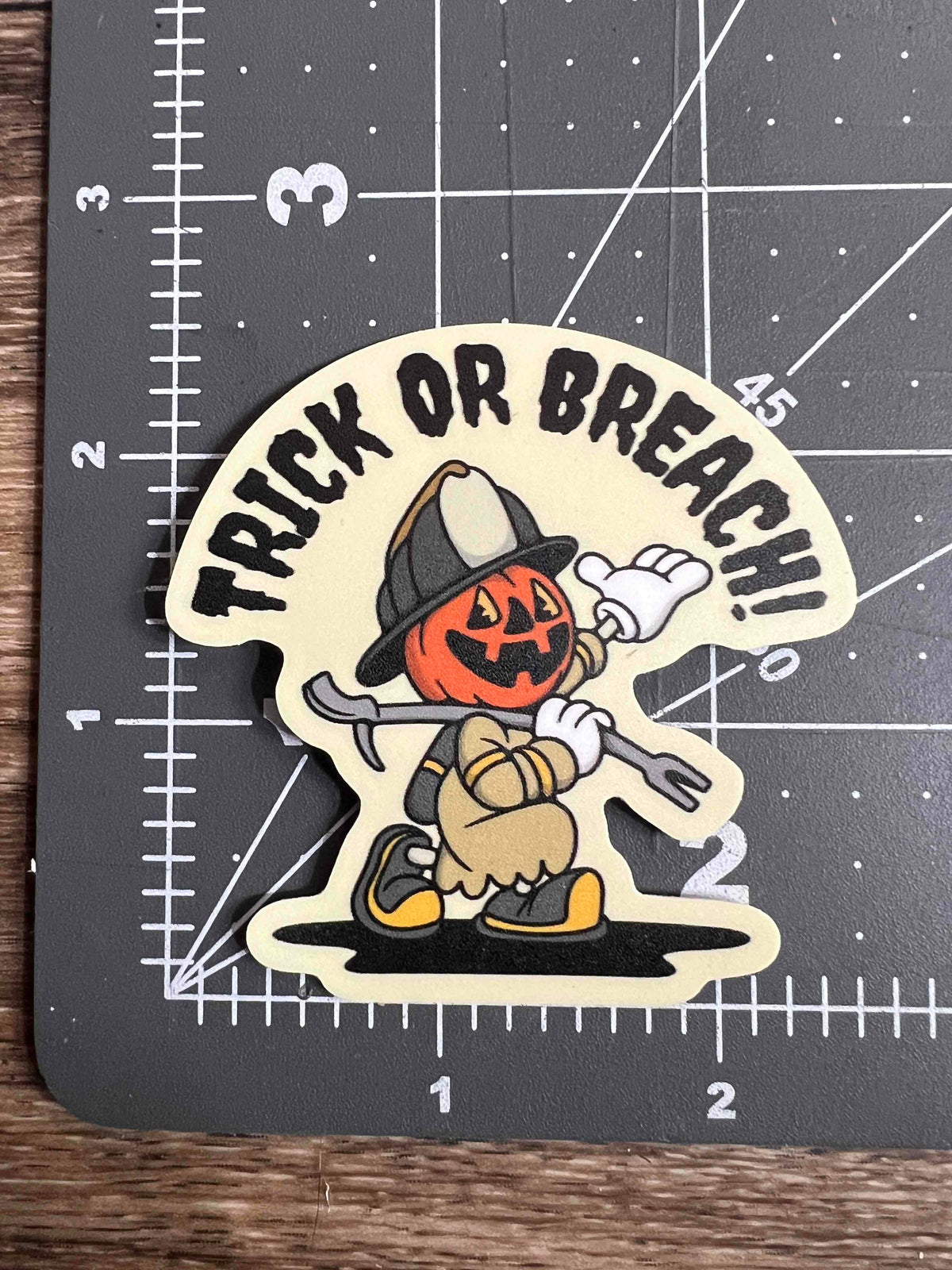 Trick or Breach Sticker