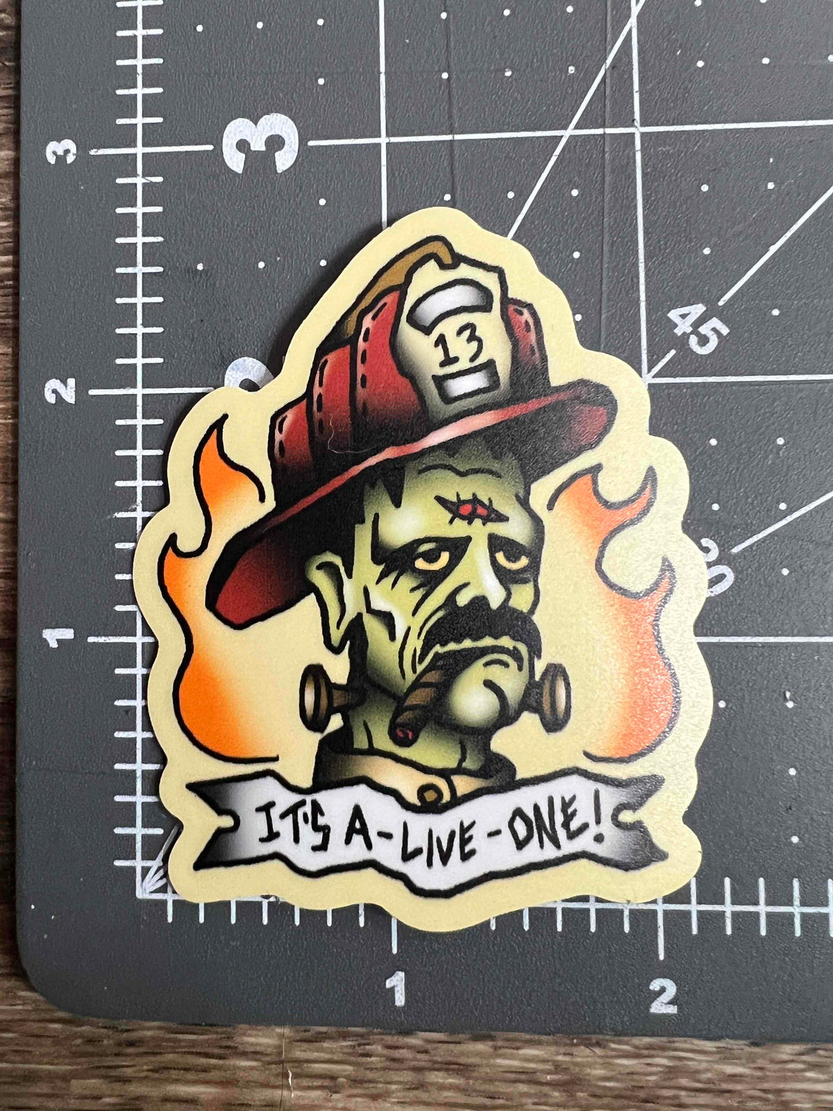 It's a Live One Frankie Sticker
