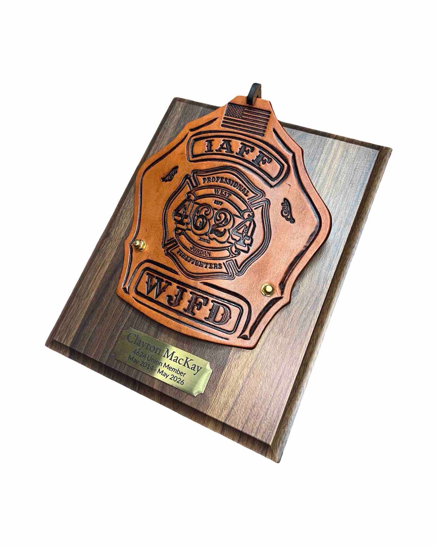 Helmet Shield Appreciation Plaque