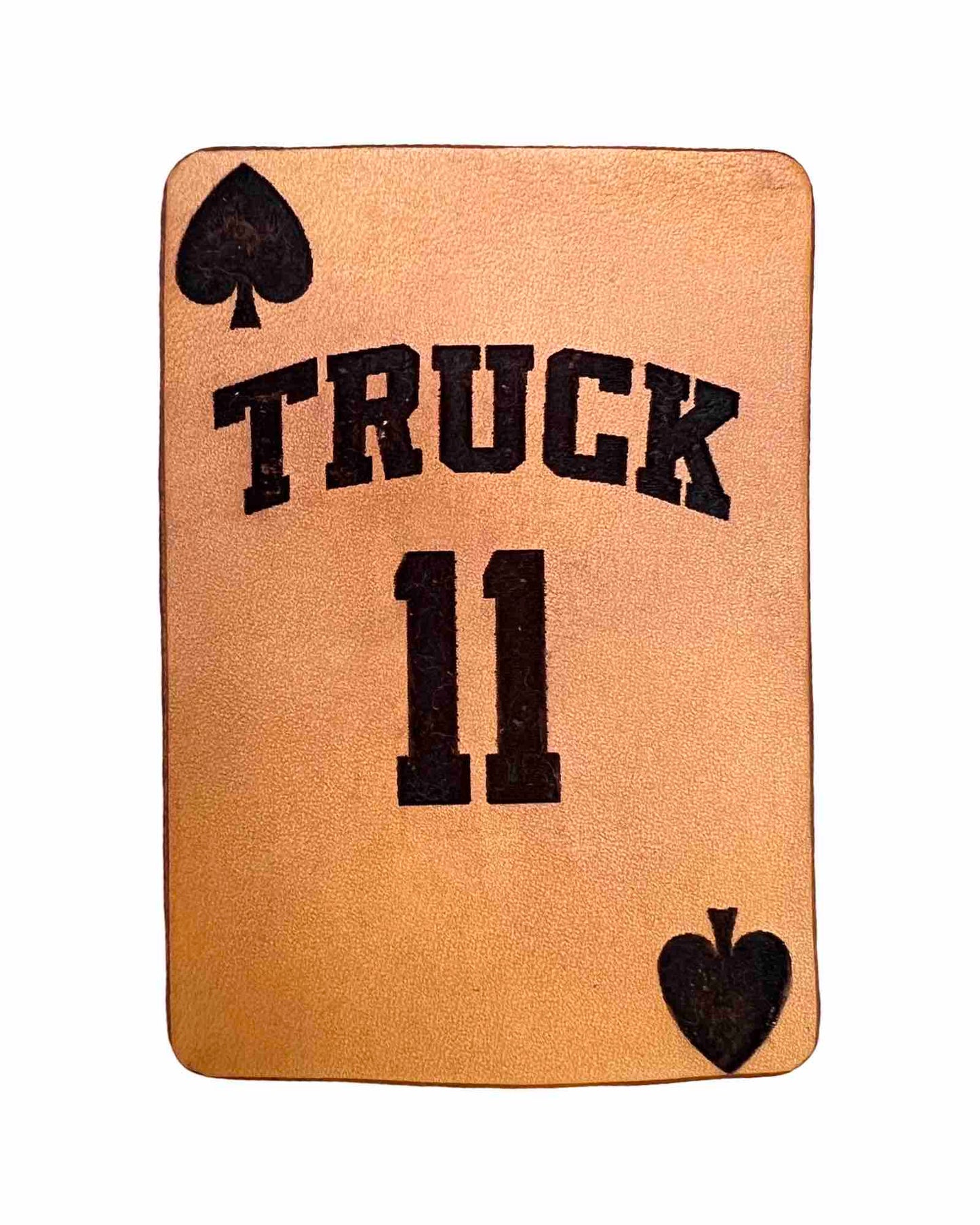 Helmet Card Custom Laser Etch Basic Rig Version