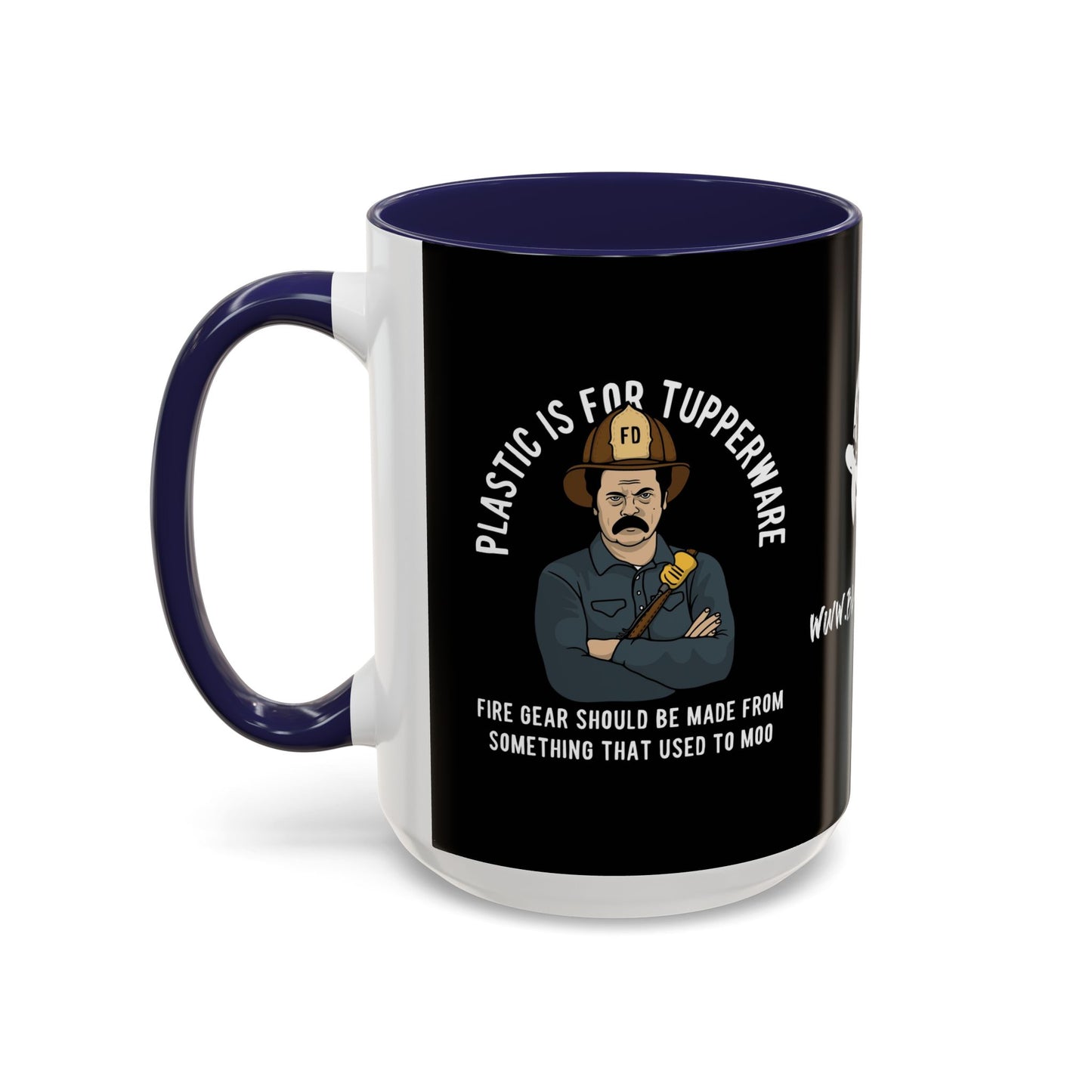 Black Sheep "Plastic Is For Tupperware" Premo Artwork Coffee Mug