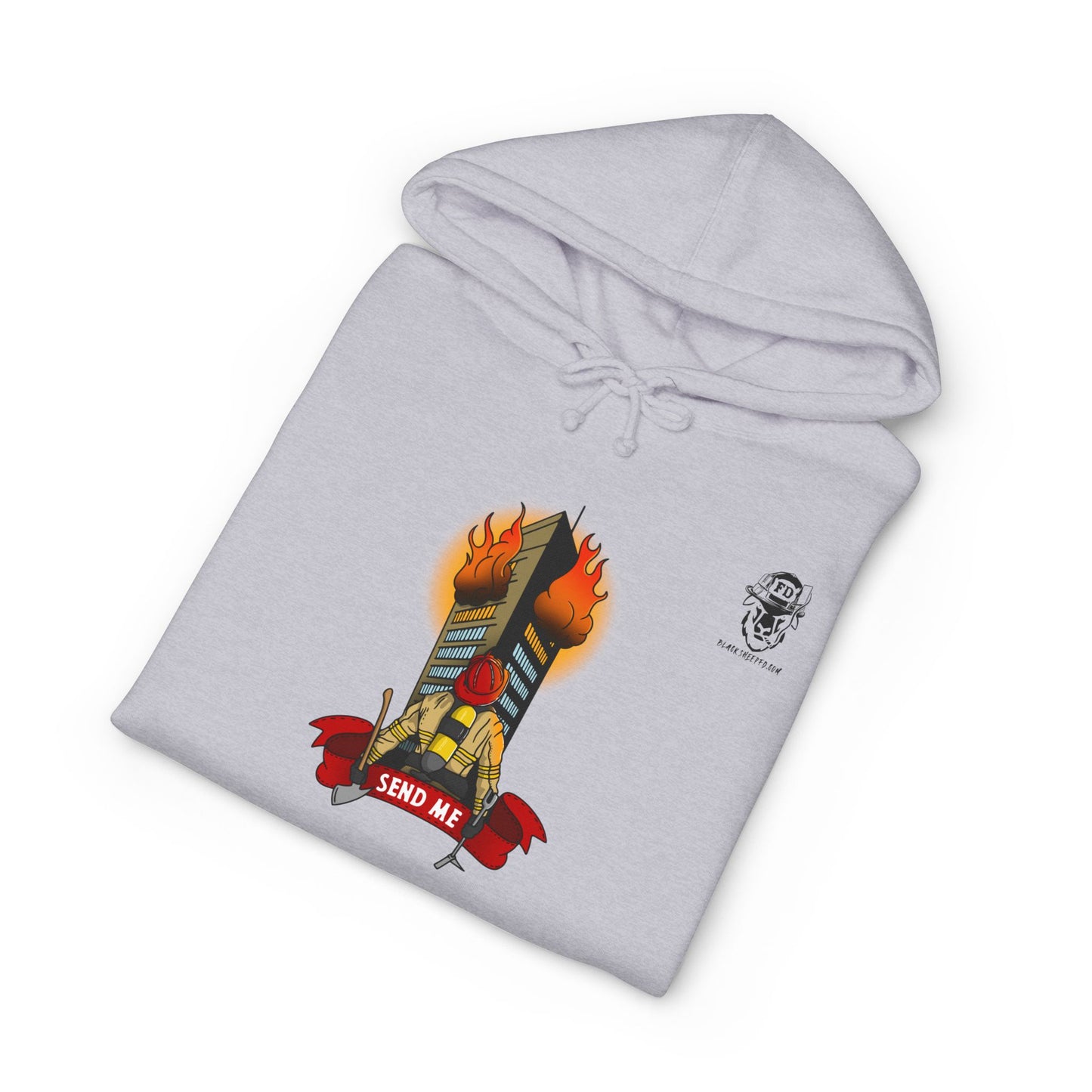 "Send Me" — Retro Graphic Heavyweight Hoodie