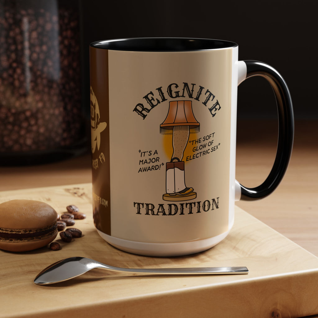 Christmas Lamp Coffee Mug - Reignite Tradition Design