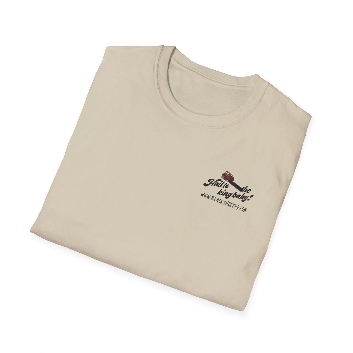 Cuttin' Holes to Save Souls Firefighter Tee