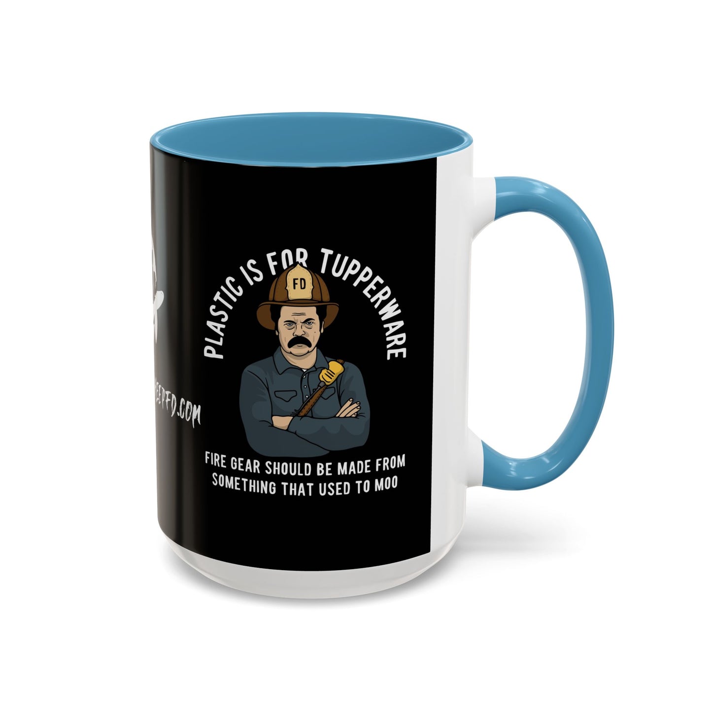 Black Sheep "Plastic Is For Tupperware" Premo Artwork Coffee Mug