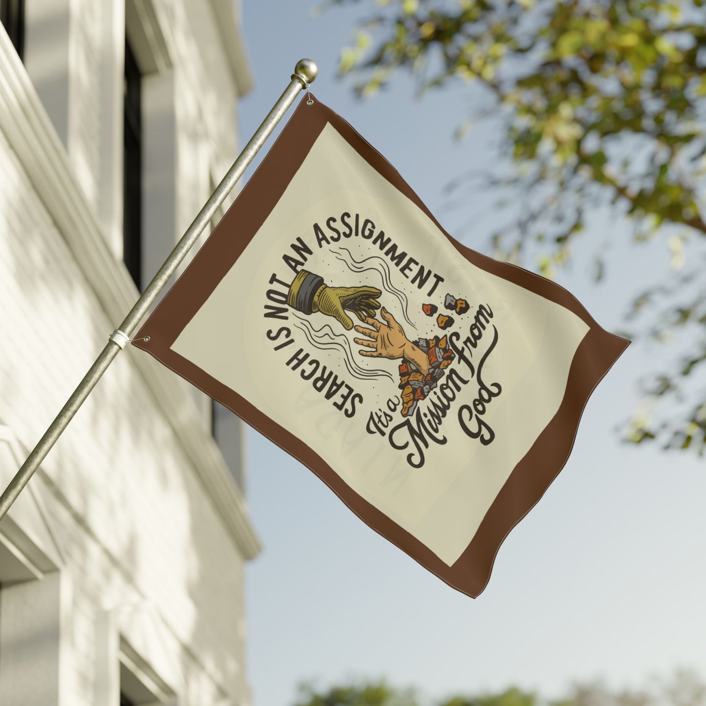 "More Than An Assignment" / "Rise & Rise Again" Two Sided Flag