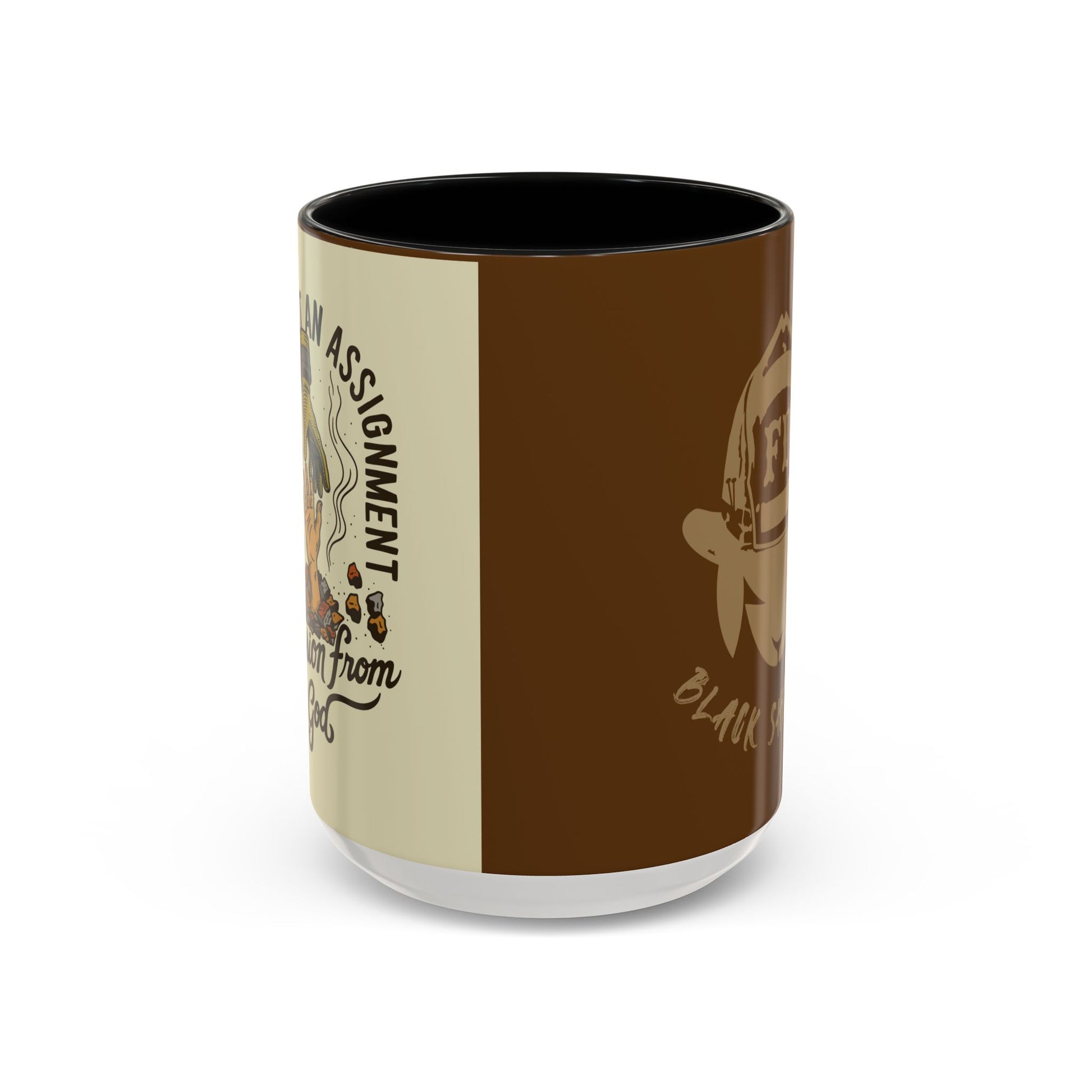 Black Sheep "More Than Just an Assignment" Premo Artwork Coffee Mug (Brown/Black Accents)