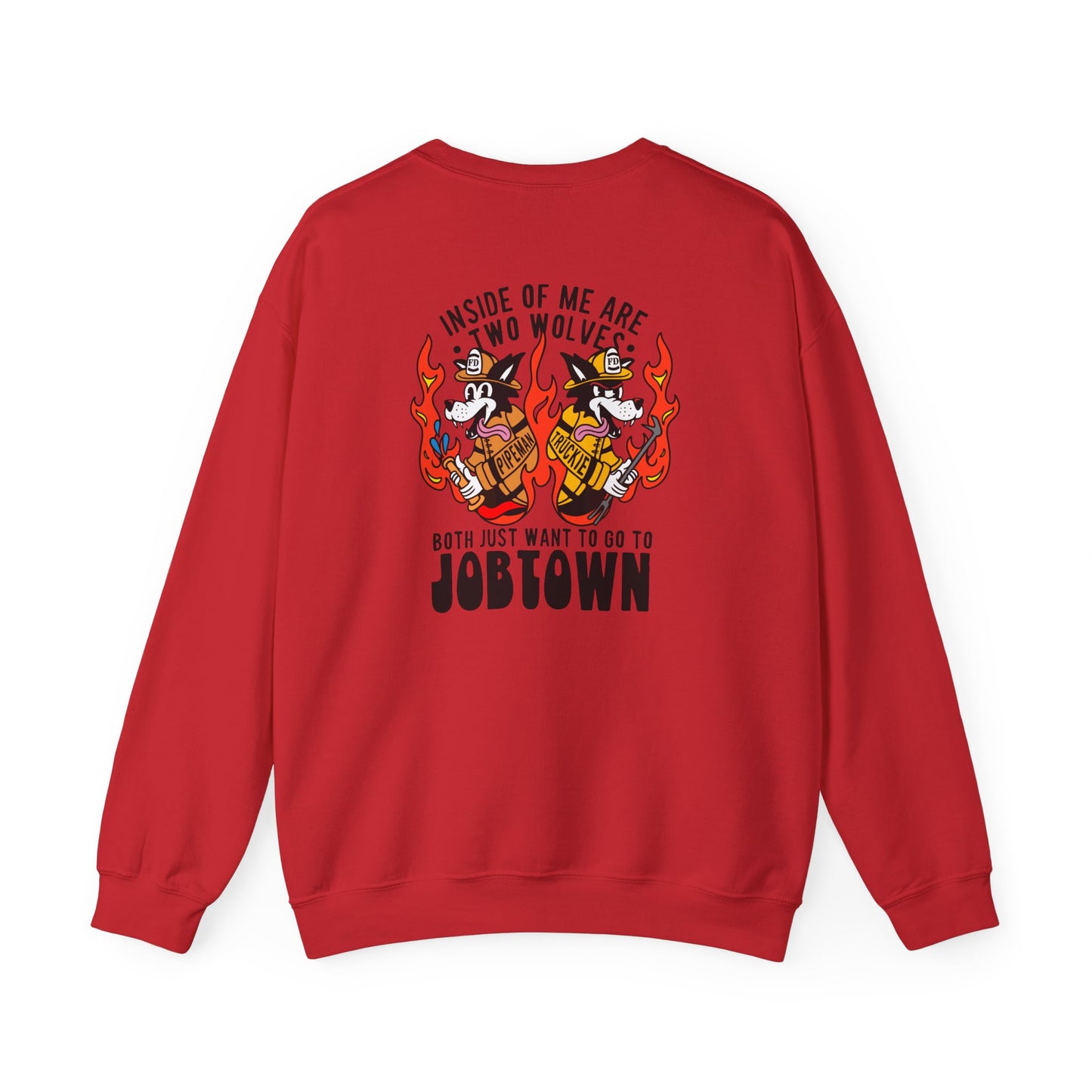 "Inside of Me Are Two Wolves" Heavy Blend™ Crewneck Sweatshirt