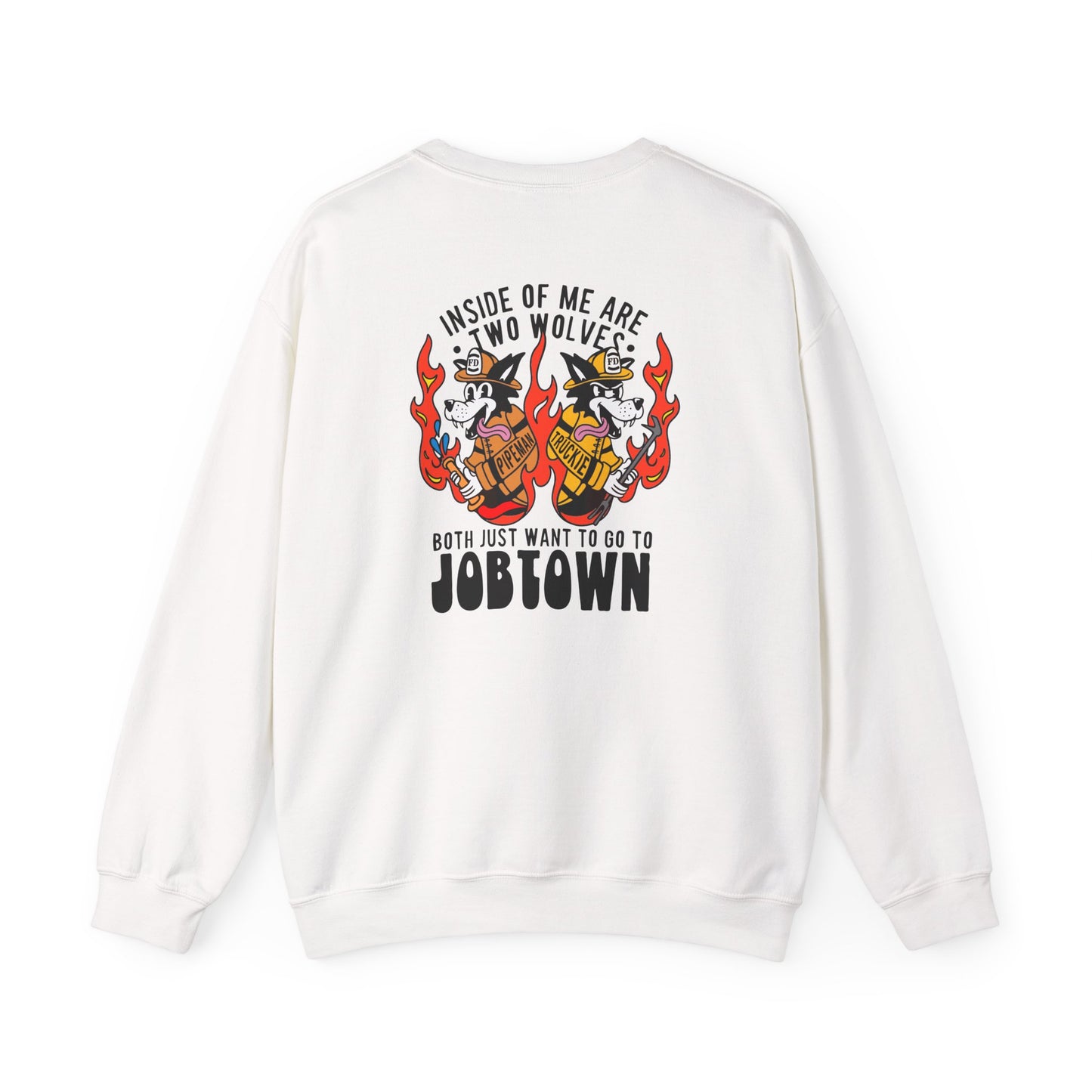 "Inside of Me Are Two Wolves" Heavy Blend™ Crewneck Sweatshirt