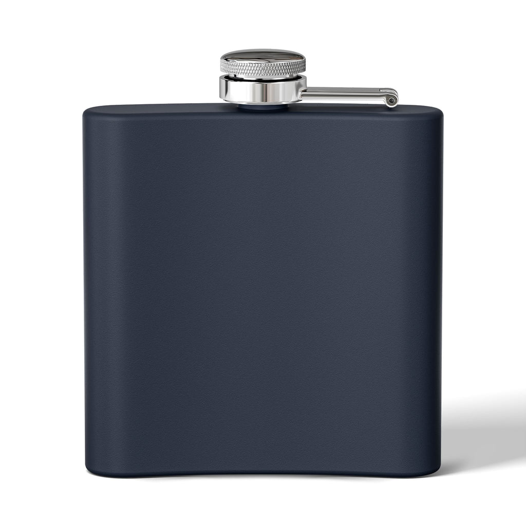 6oz Stainless Steel Flask — Black Sheep 'FTMP PTB' Knuckle Tattoo Design