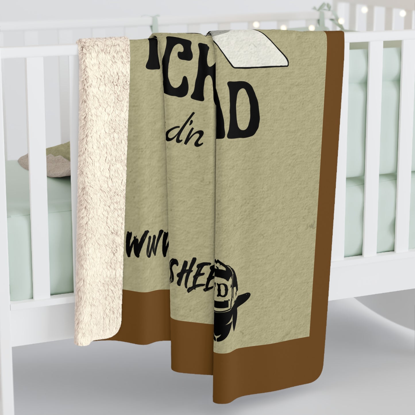 "Truckie Road" Sherpa Station Blanket