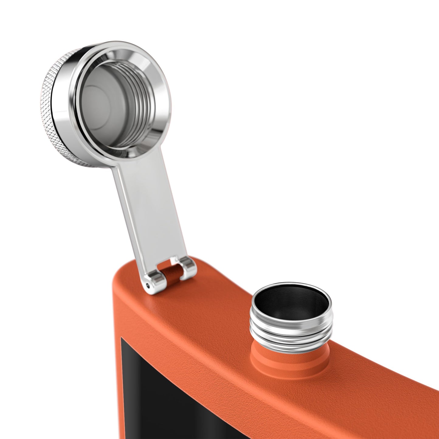 6oz Stainless Steel Flask — Black Sheep 'FTMP PTB' Knuckle Tattoo Design