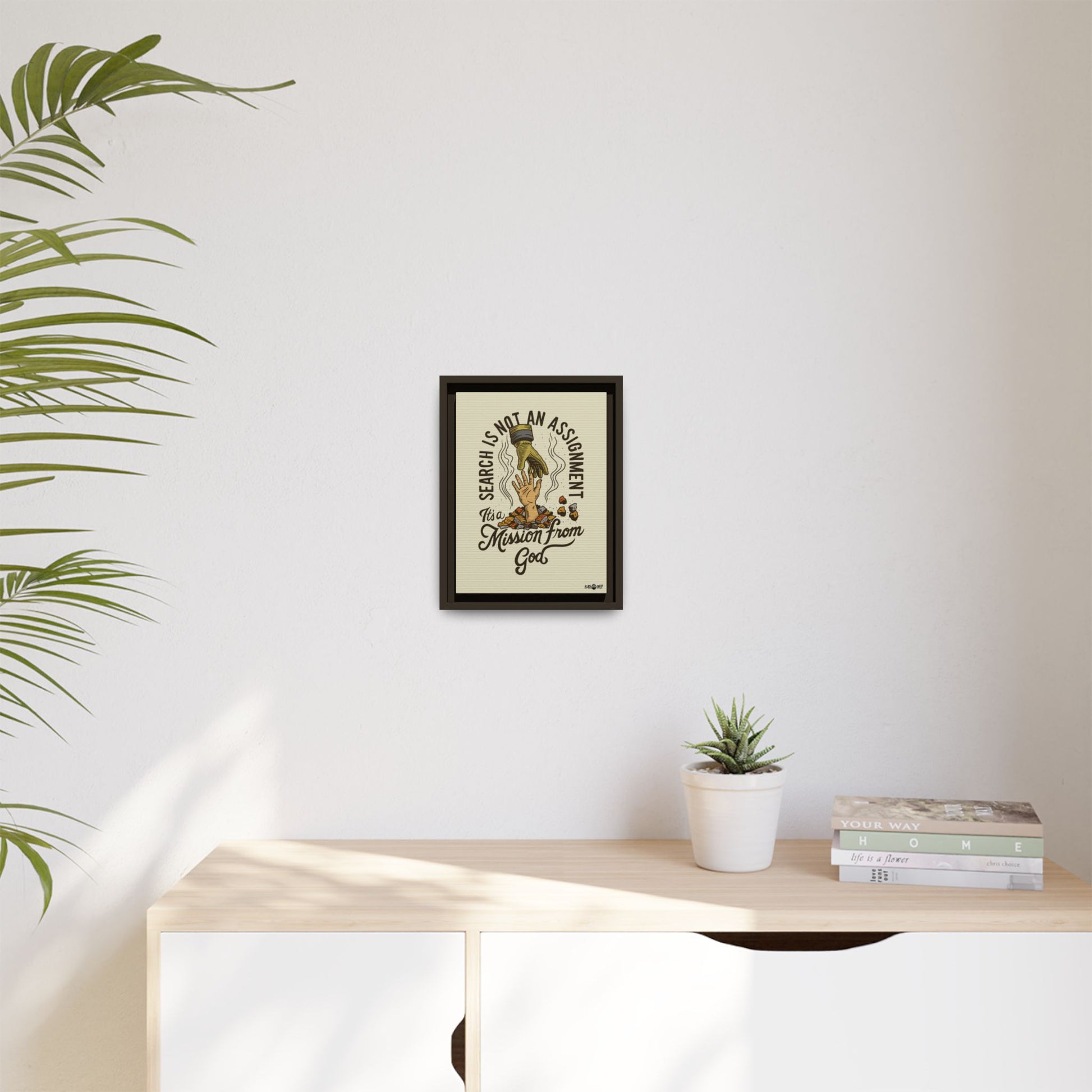 Black Sheep "More Than An Assignment" Framed Canvas Art by M.Premo