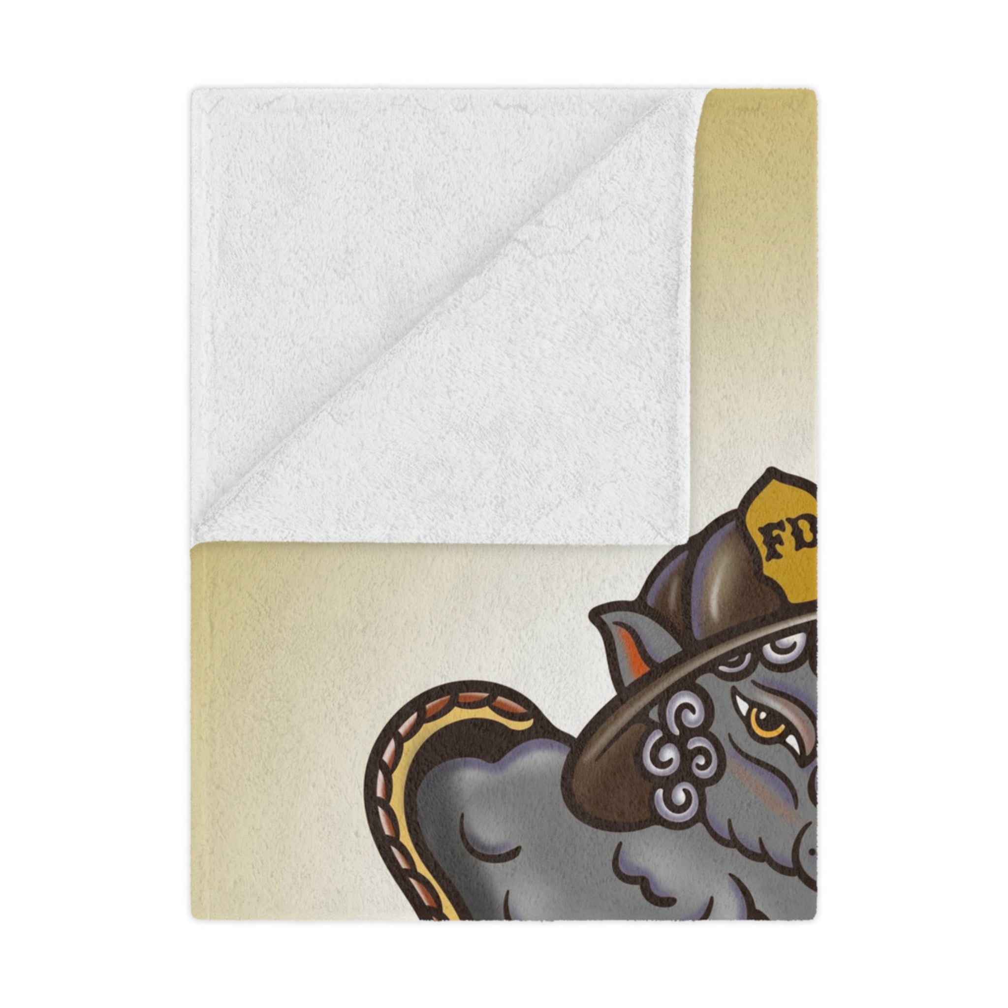 Mind the Snakes Black Sheep Minky Blanket