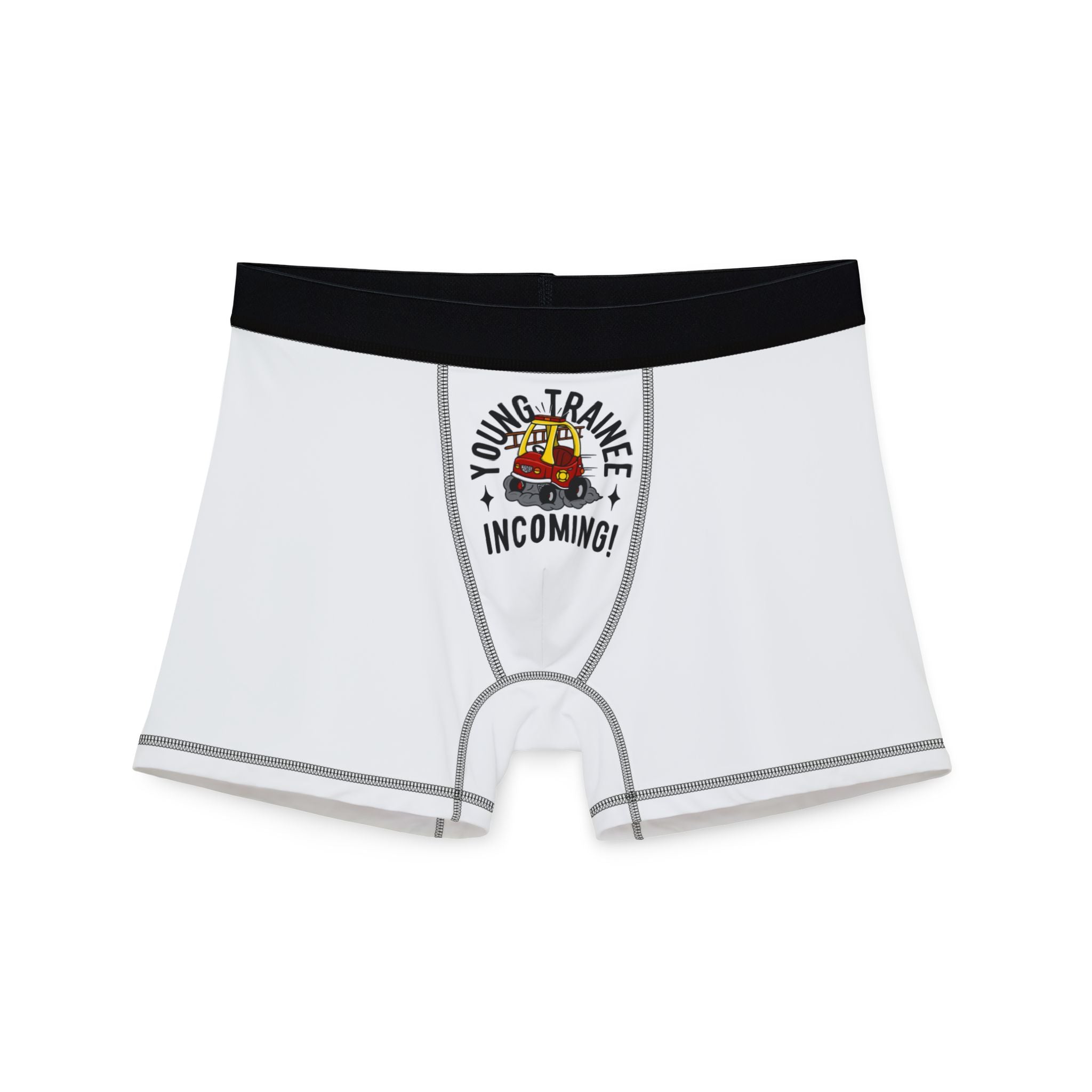 Young Trainee Incoming! Men's Boxers, Fun Underwear, Gifts for Him, Comfortable Boxers, Unique Menswear, Playful Loungewear