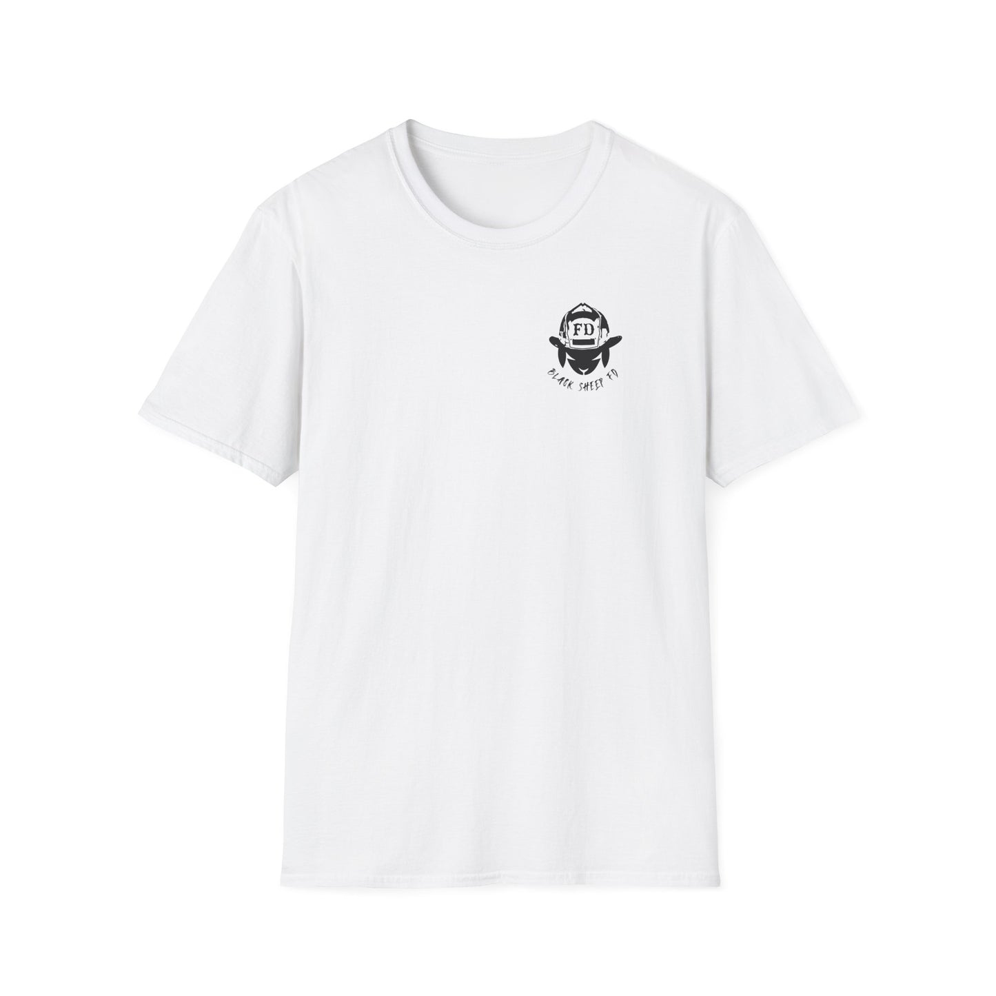 "Inside of Me Are Two Wolves," Firefighter Soft Style Tee Shirt