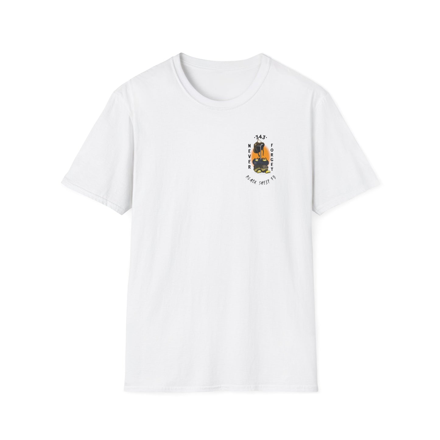 343 Never Forget Memorial Graphic Tee