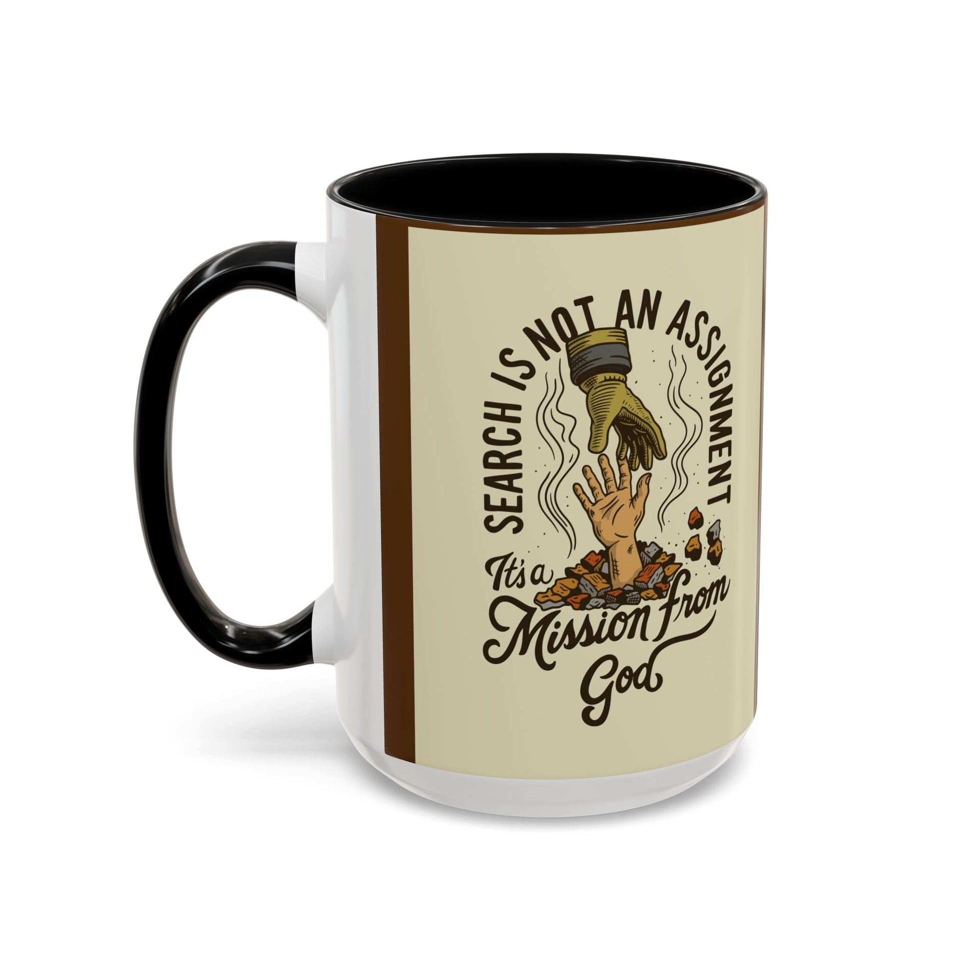 Black Sheep "More Than Just an Assignment" Premo Artwork Coffee Mug (Brown/Black Accents)