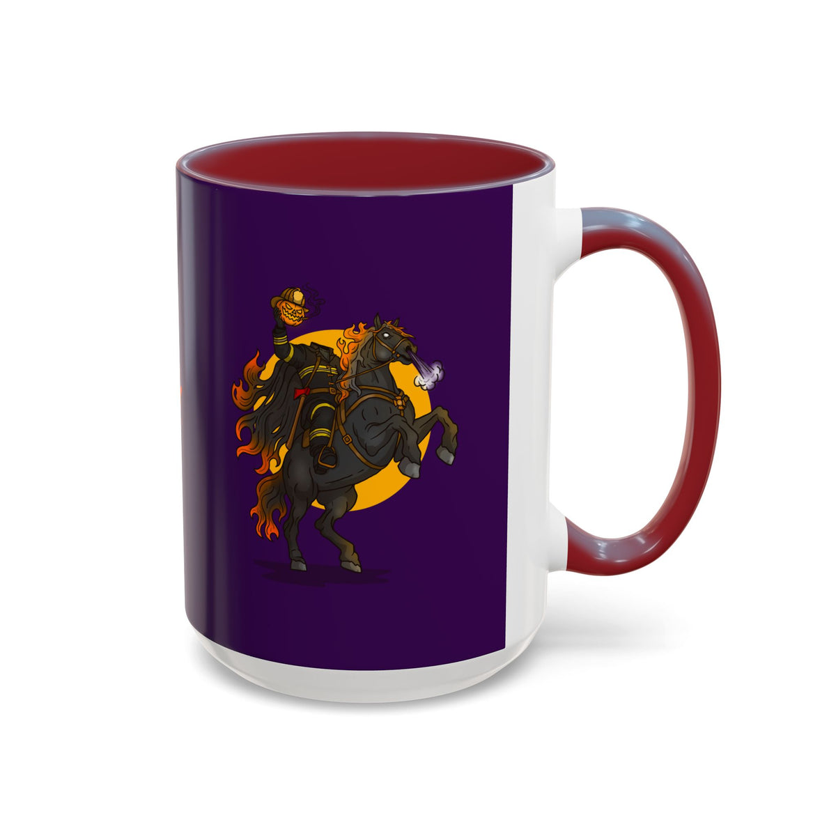 Headless Firefighter Horseman 15 oz Coffee Lover's Mug