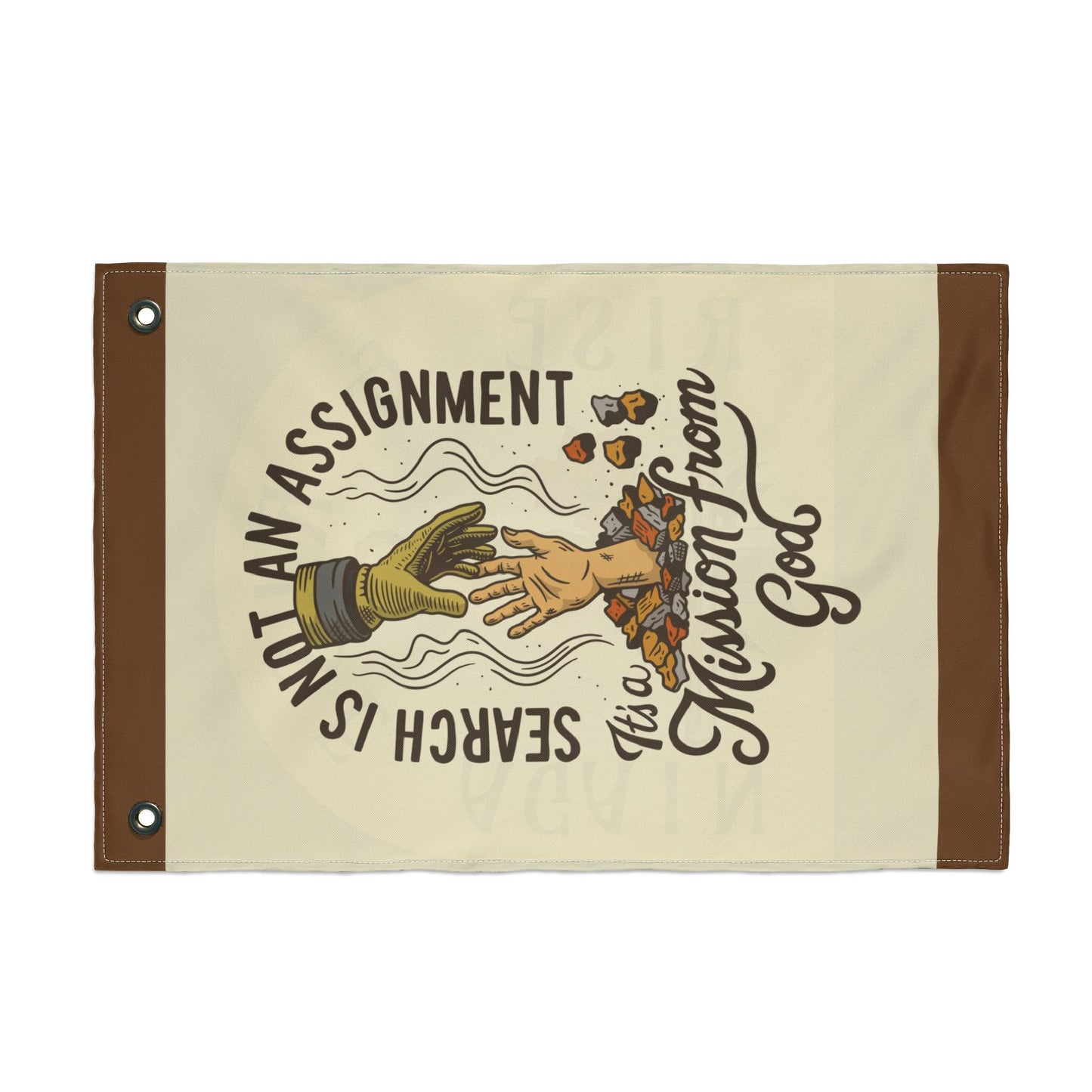 "More Than An Assignment" / "Rise & Rise Again" Two Sided Flag