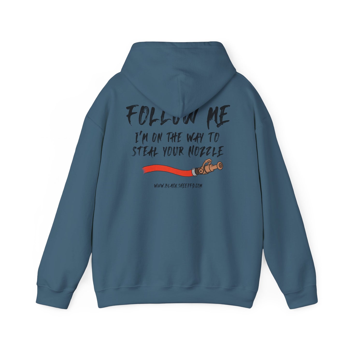 Follow Me Nozzle Steal - Black Sheep FD Hoodie