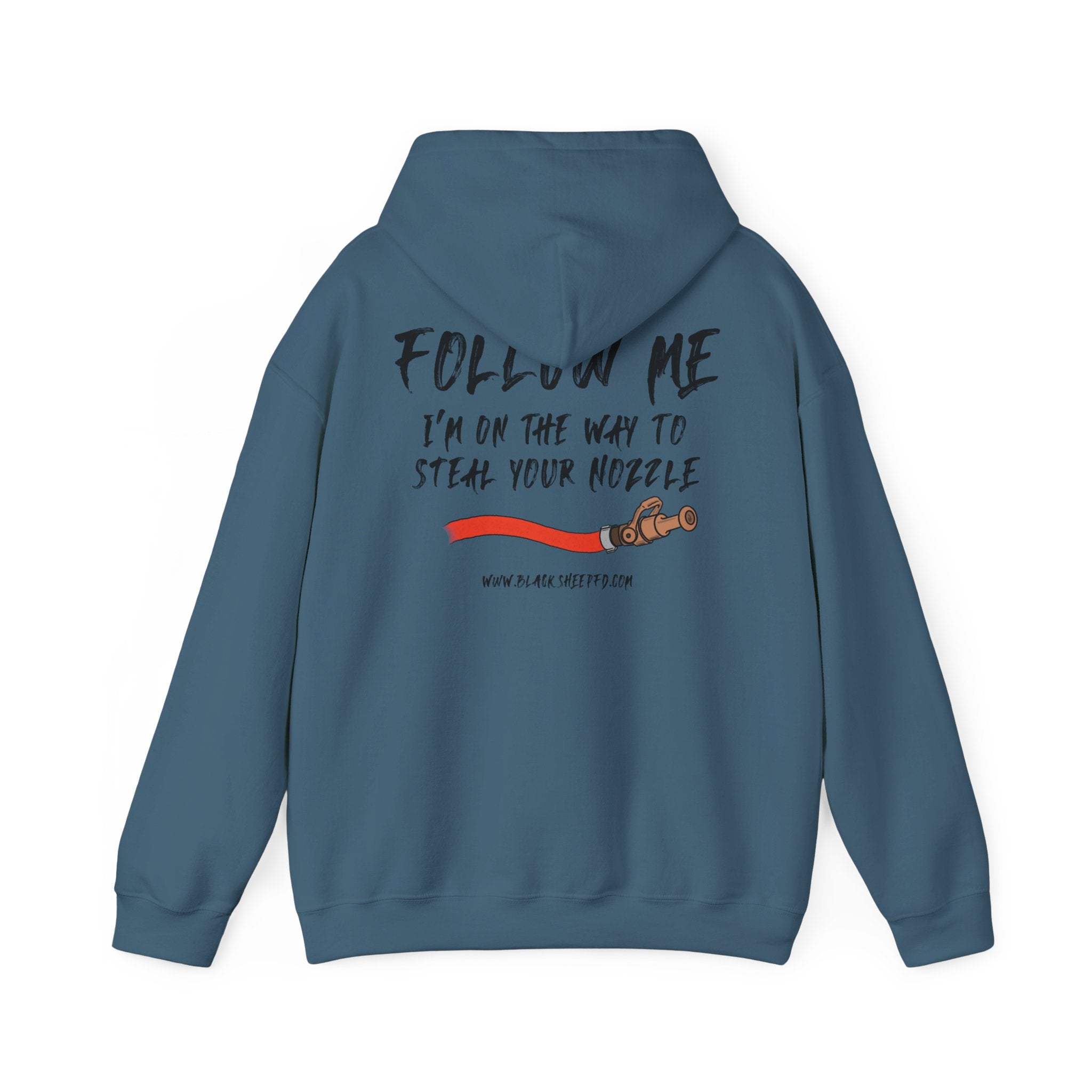 Follow Me Nozzle Steal - Black Sheep FD Hoodie