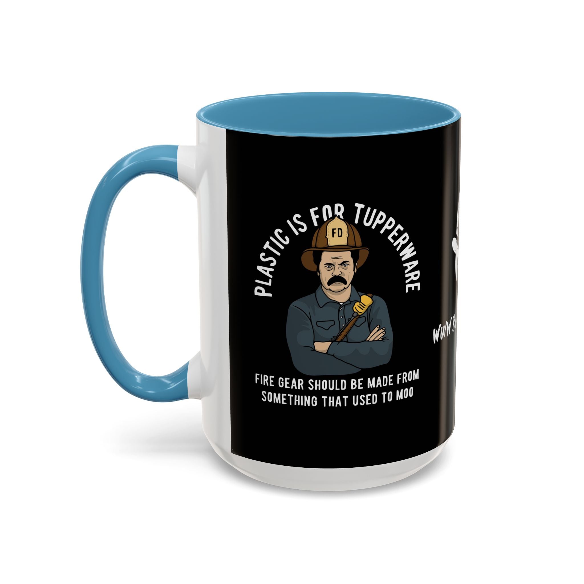 Black Sheep "Plastic Is For Tupperware" Premo Artwork Coffee Mug