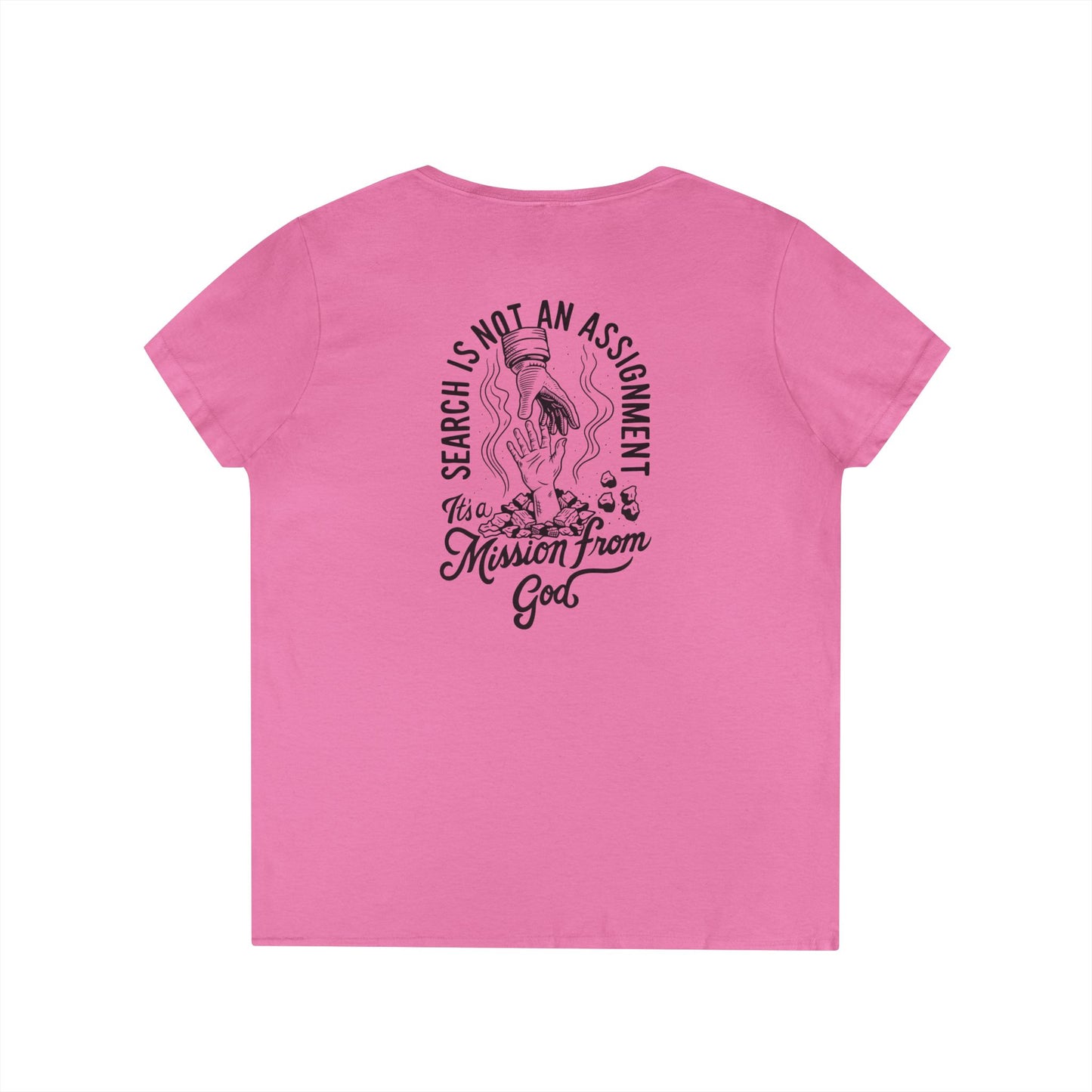 Black Sheep Ladies' V-Neck "More Than An Assignment" T-Shirt