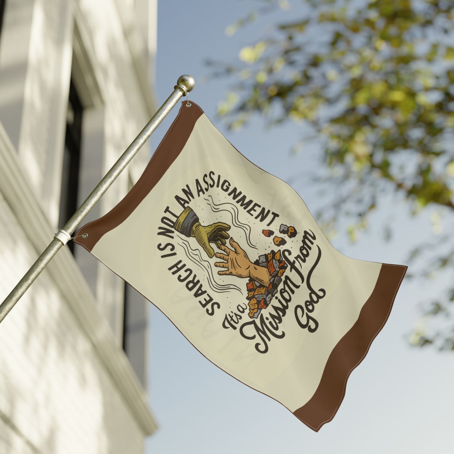 "More Than An Assignment" / "Rise & Rise Again" Two Sided Flag