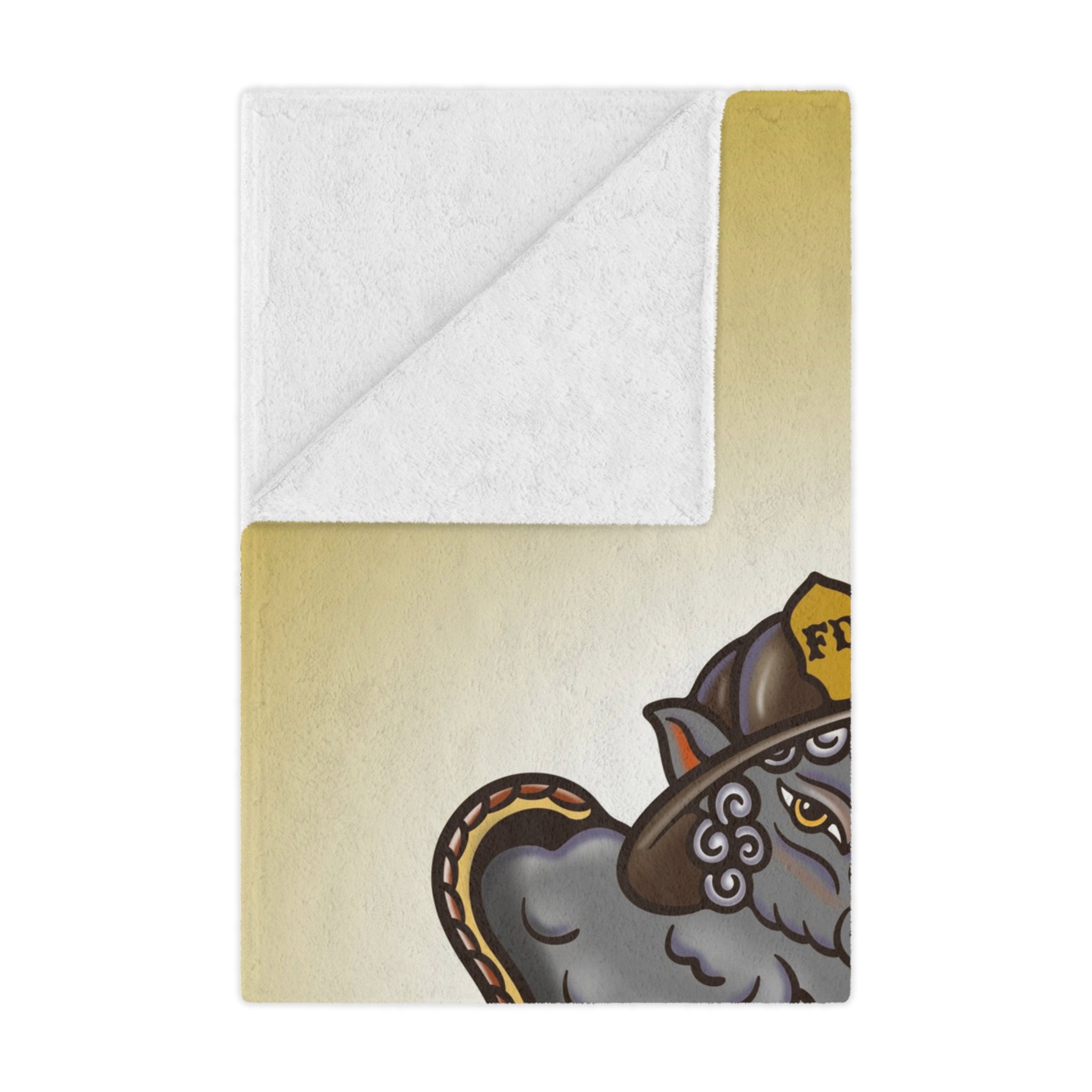 Mind the Snakes Black Sheep Minky Blanket