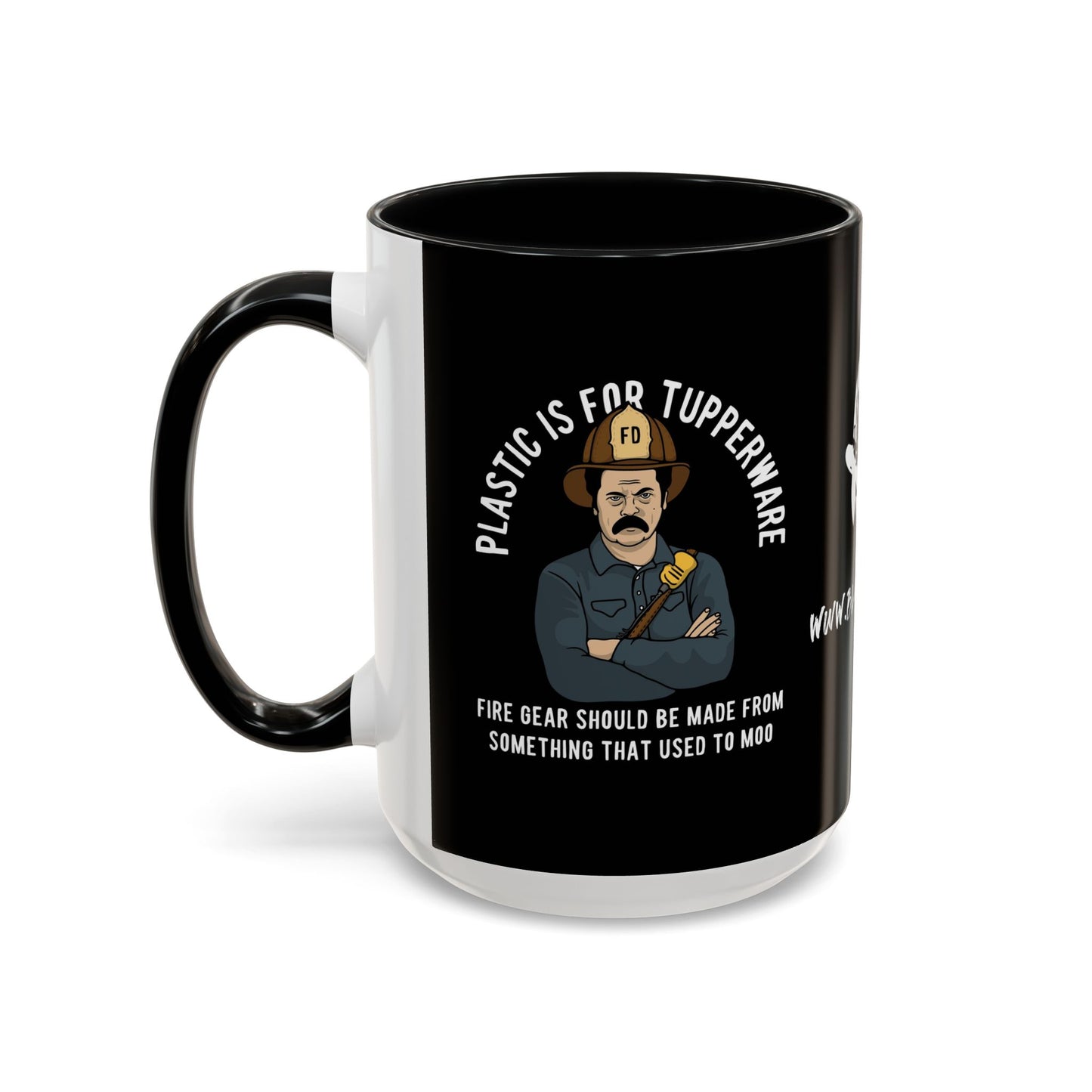 Black Sheep "Plastic Is For Tupperware" Premo Artwork Coffee Mug