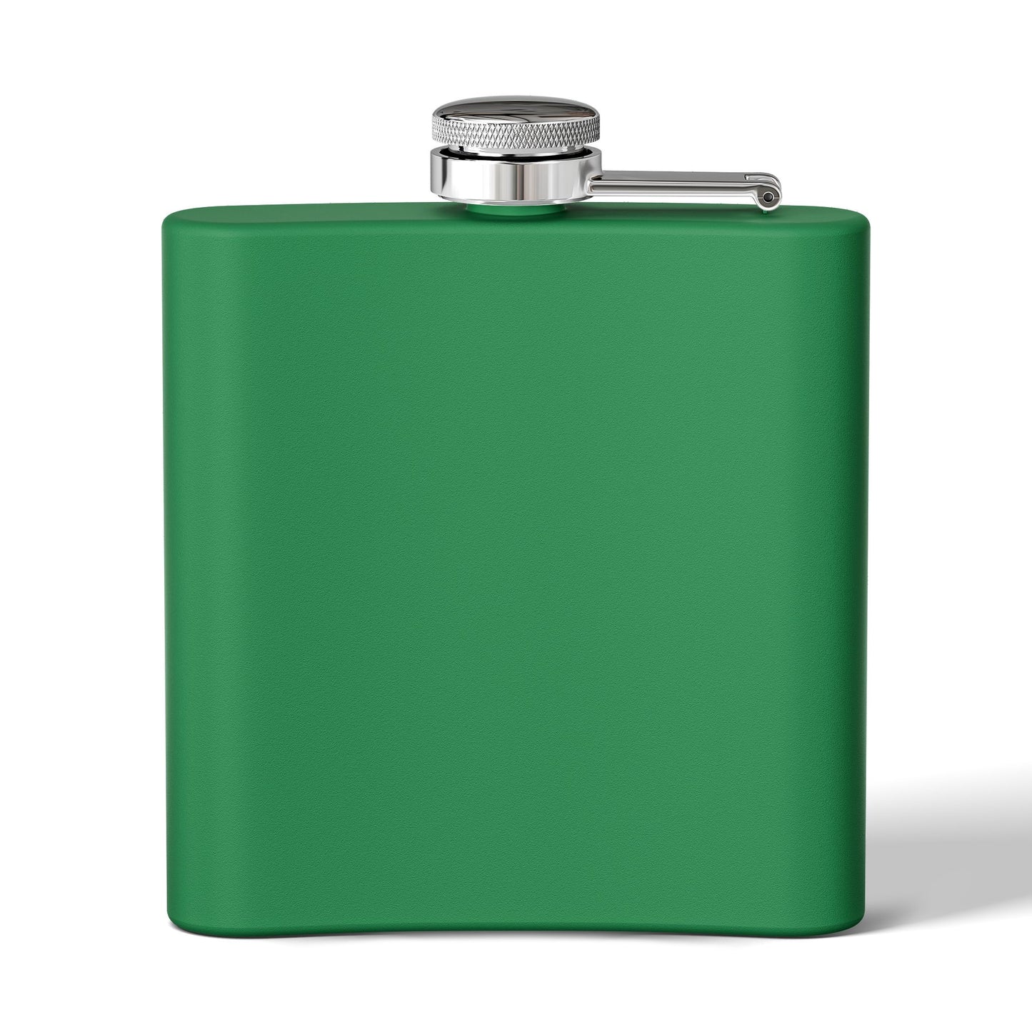 "Forged In The Flames" Stainless Steel Flask - 6oz Tattoo-Style Hip Flask