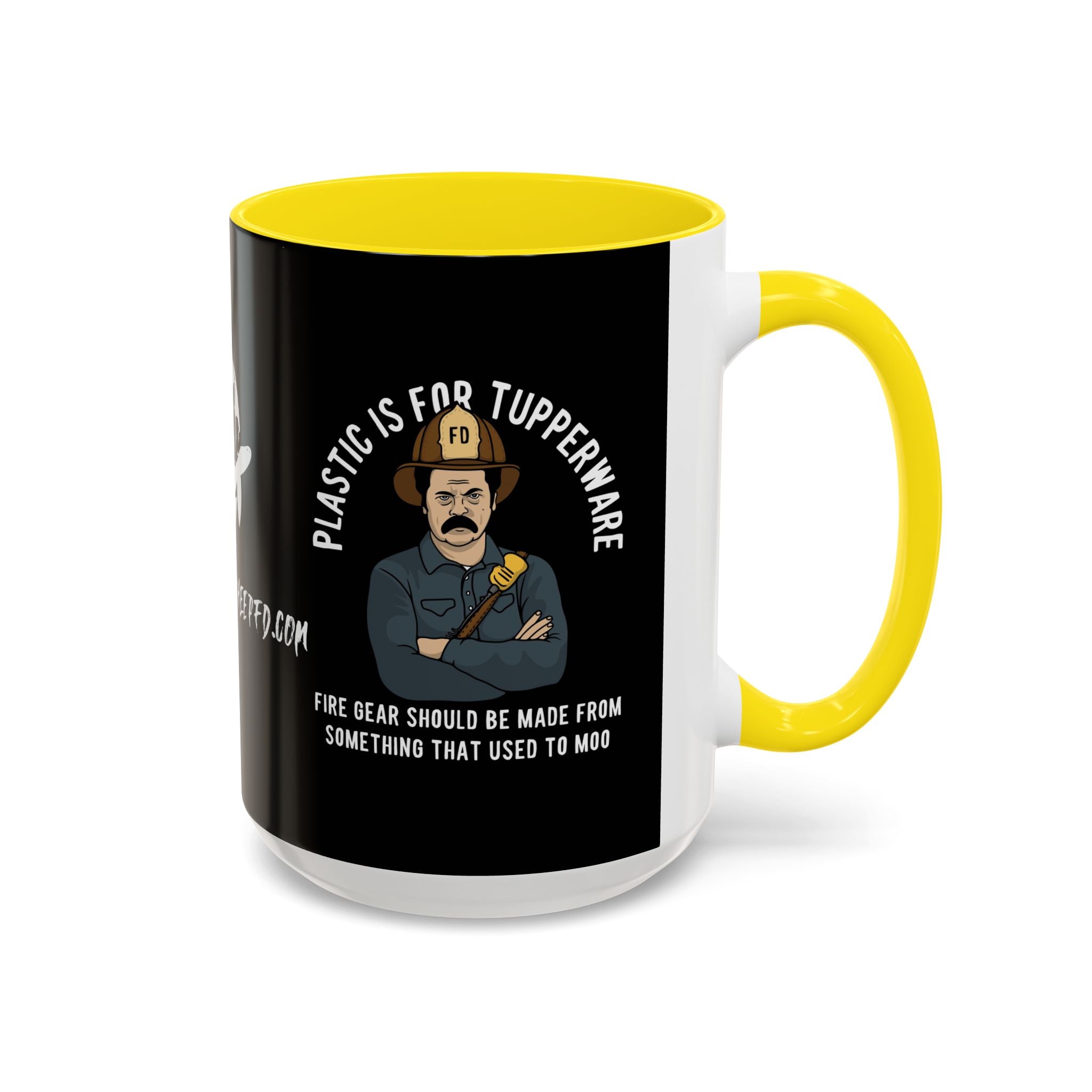 Black Sheep "Plastic Is For Tupperware" Premo Artwork Coffee Mug