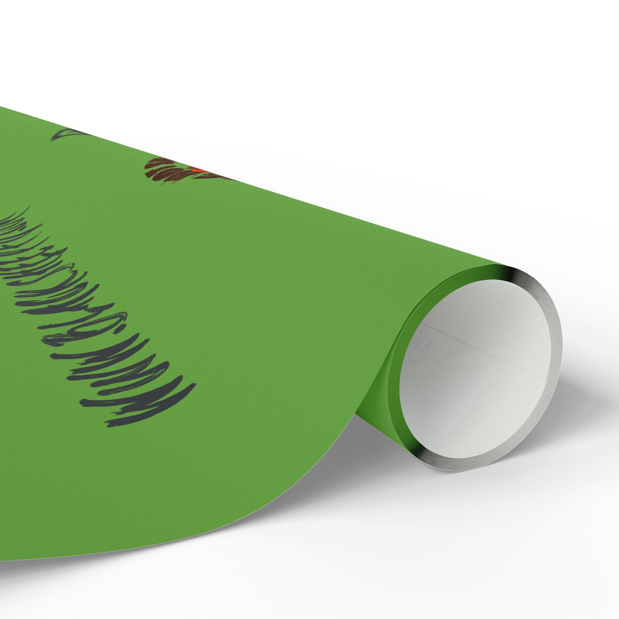 Wrapping Paper Roll — Retro Vintage Barber Tools Pattern