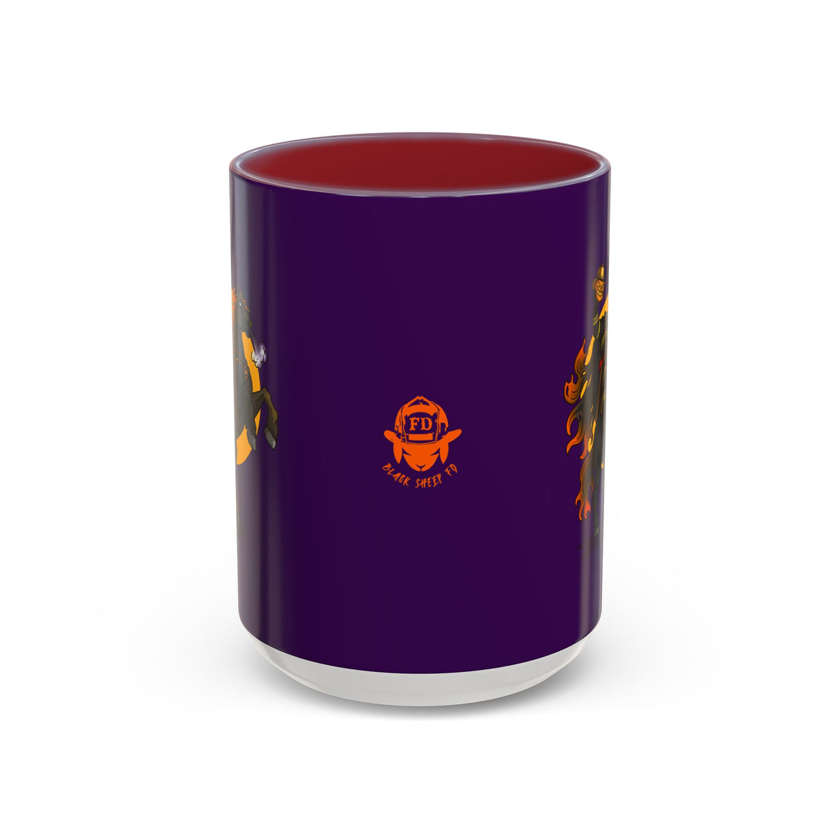 Headless Firefighter Horseman 15 oz Coffee Lover's Mug