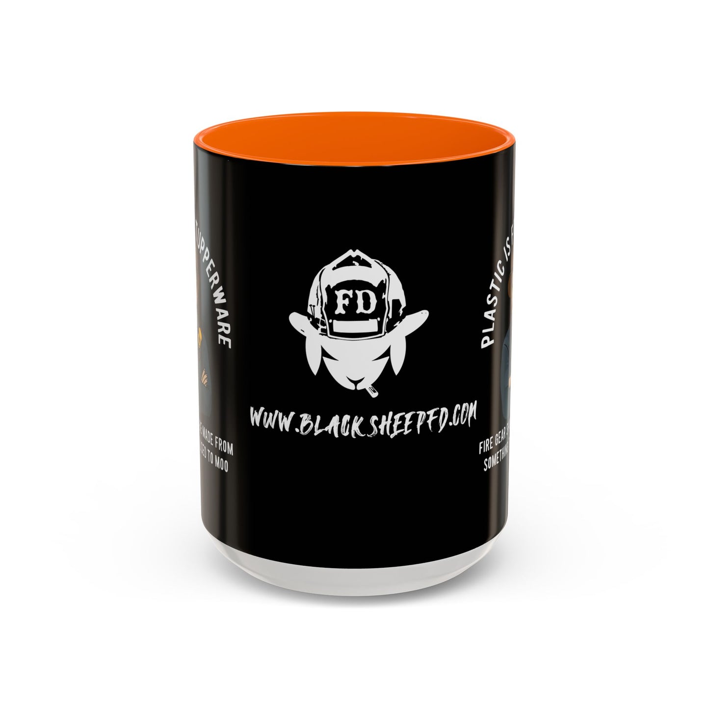 Black Sheep "Plastic Is For Tupperware" Premo Artwork Coffee Mug