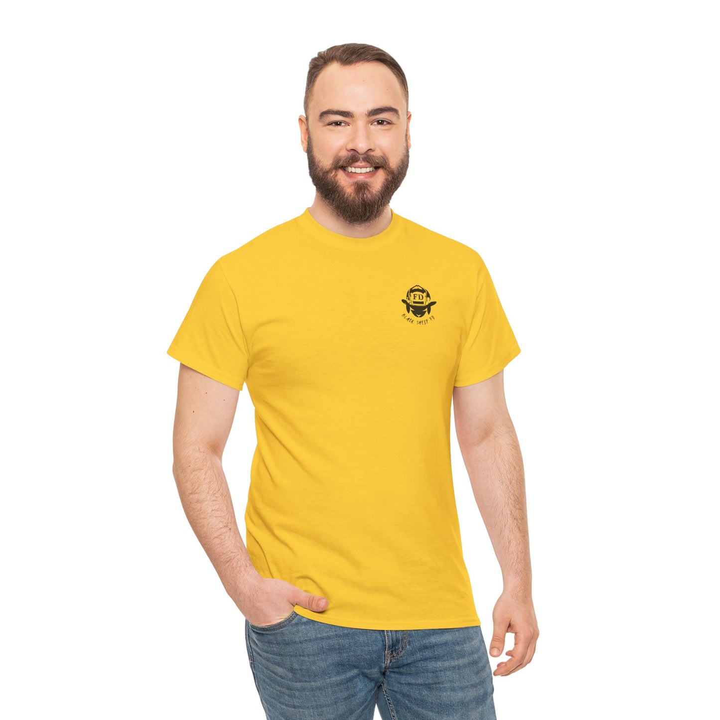 “Daddy Works the Pole” Funny Firefighter Pole Tee