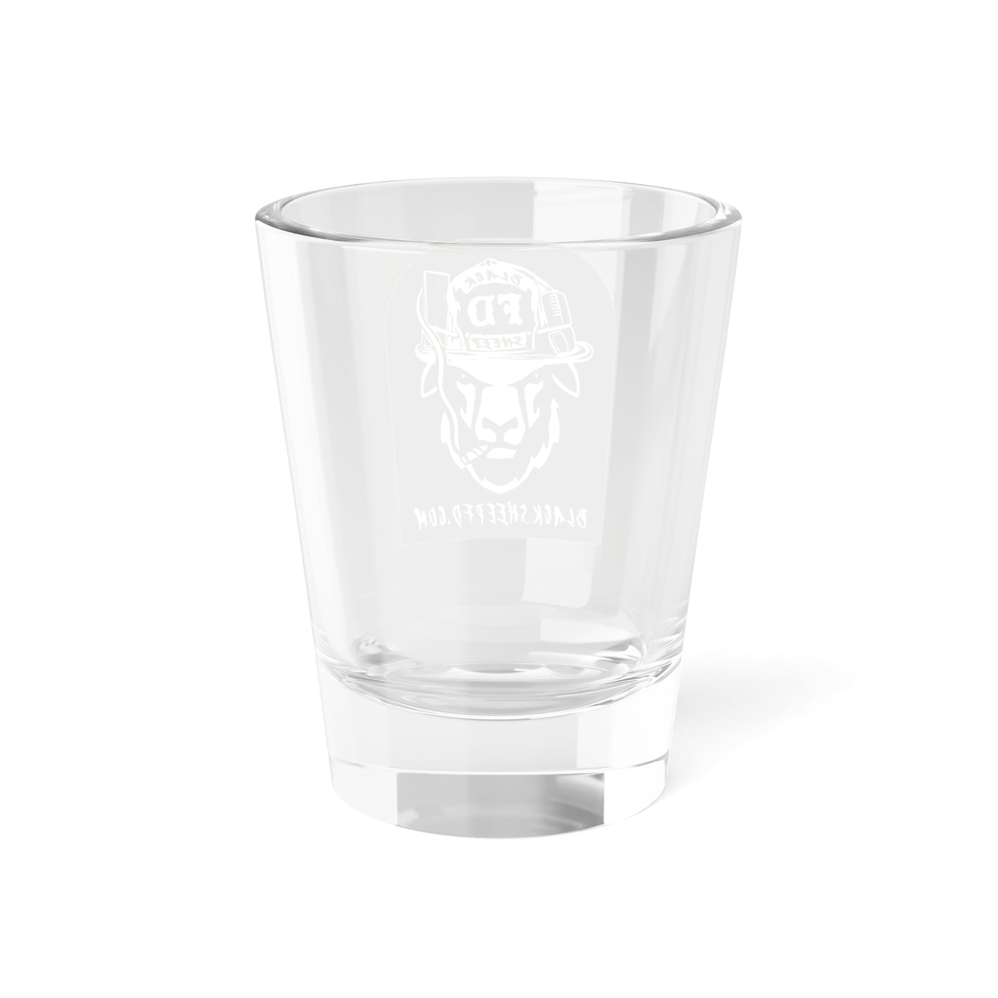 Firefighter Black Sheep Shot Glass – 1.5 oz Collectible