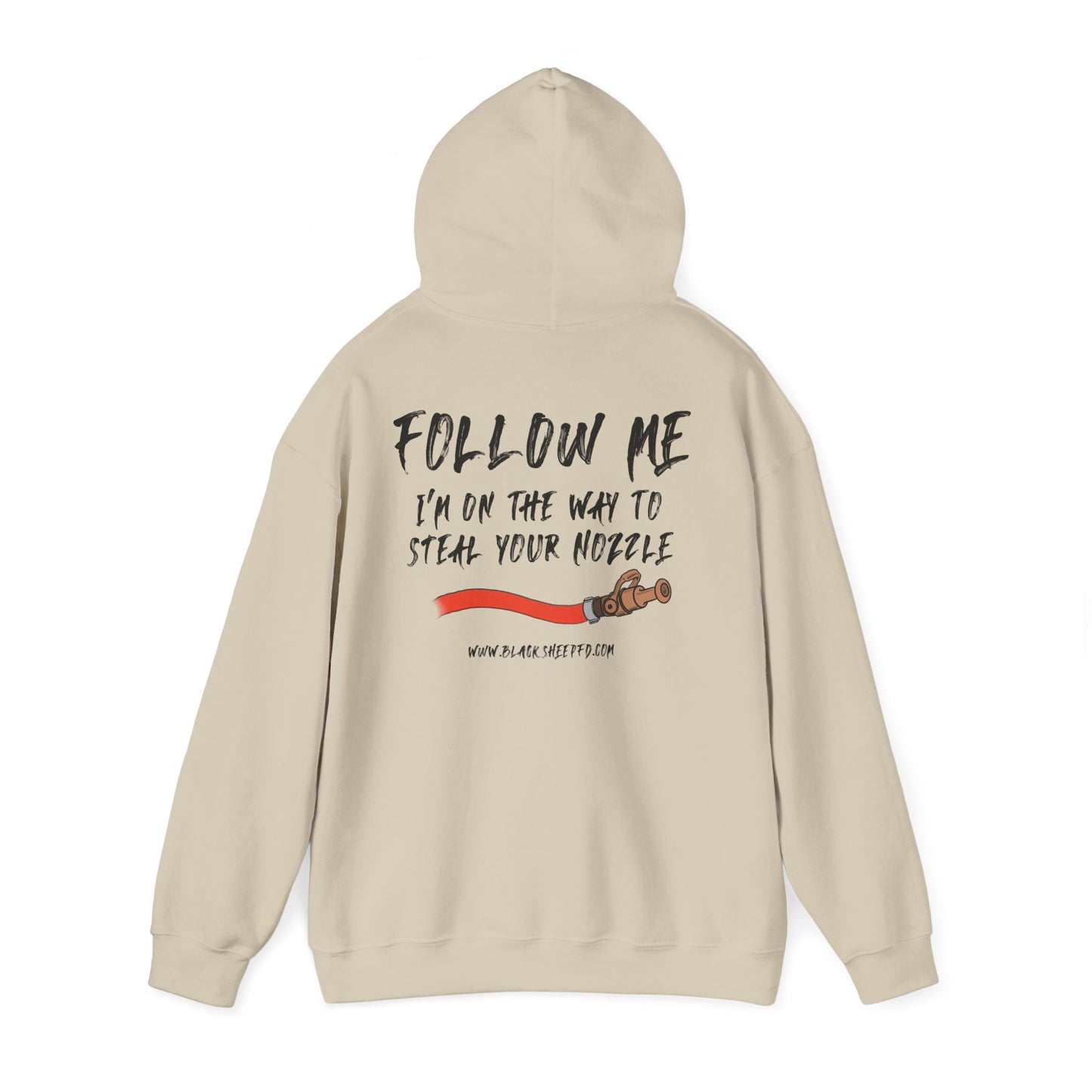 Follow Me Nozzle Steal - Black Sheep FD Hoodie