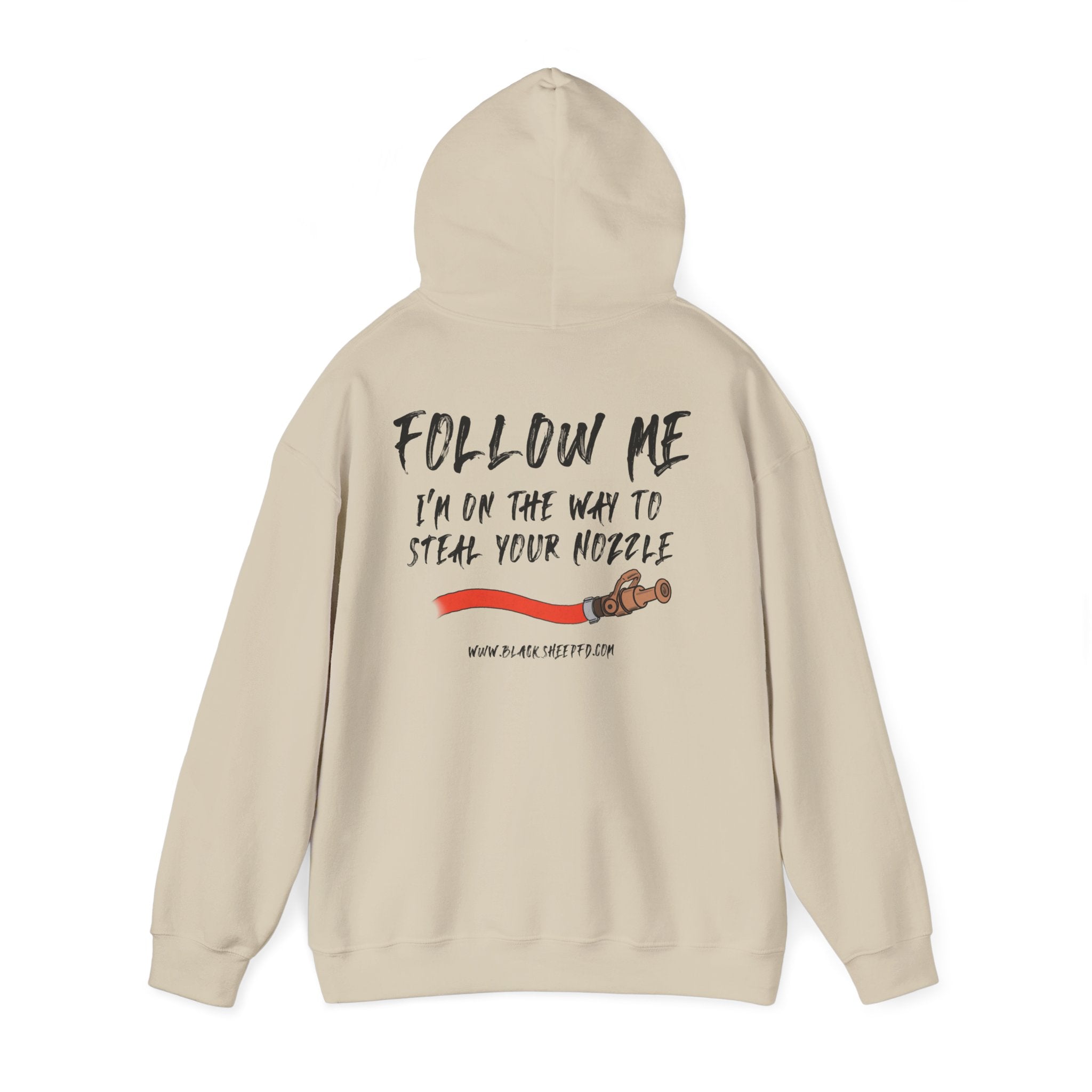 Follow Me Nozzle Steal - Black Sheep FD Hoodie