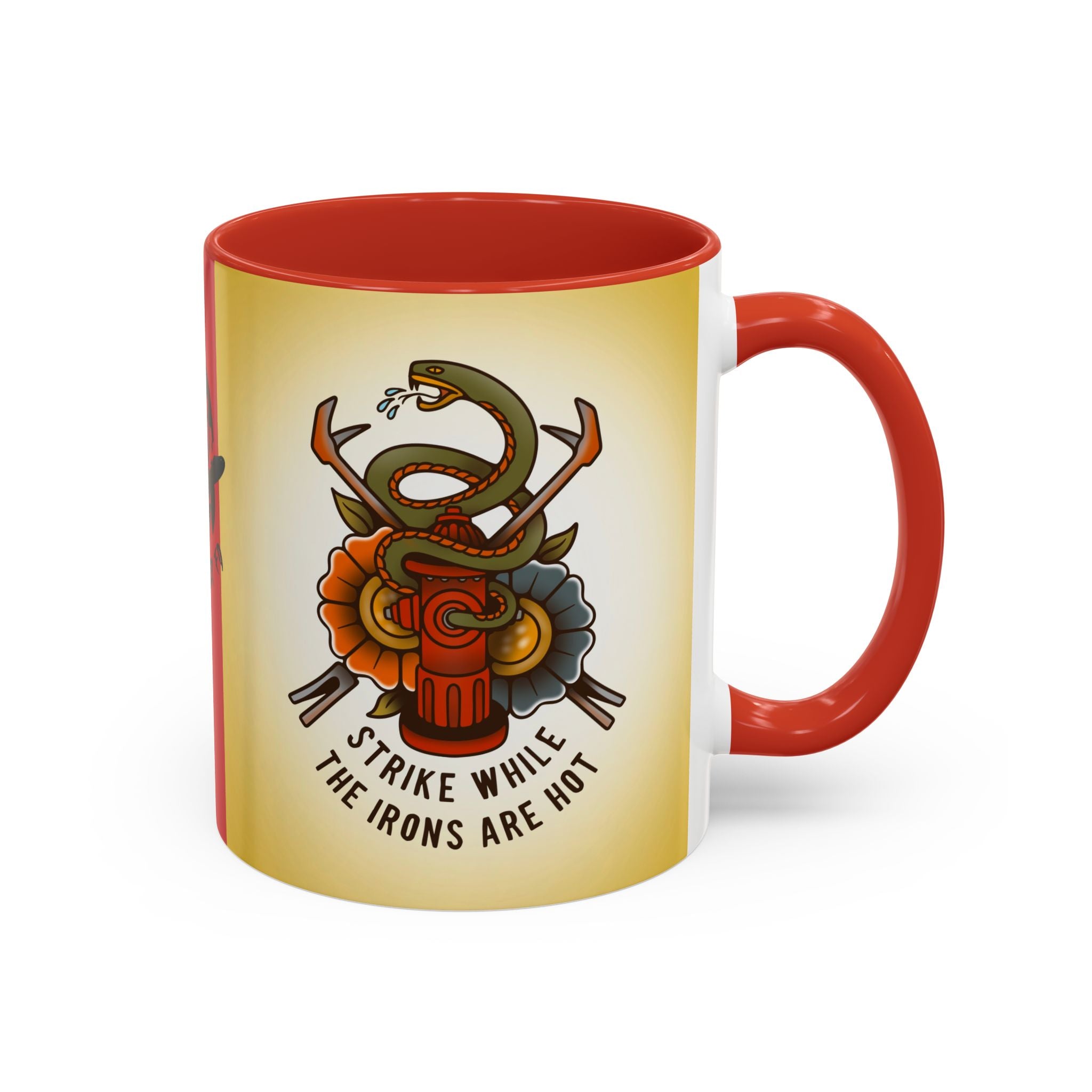 Black Sheep "Strike While The Irons Are Hot" Premo Artwork Coffee Mug (Brown/Black Accents)