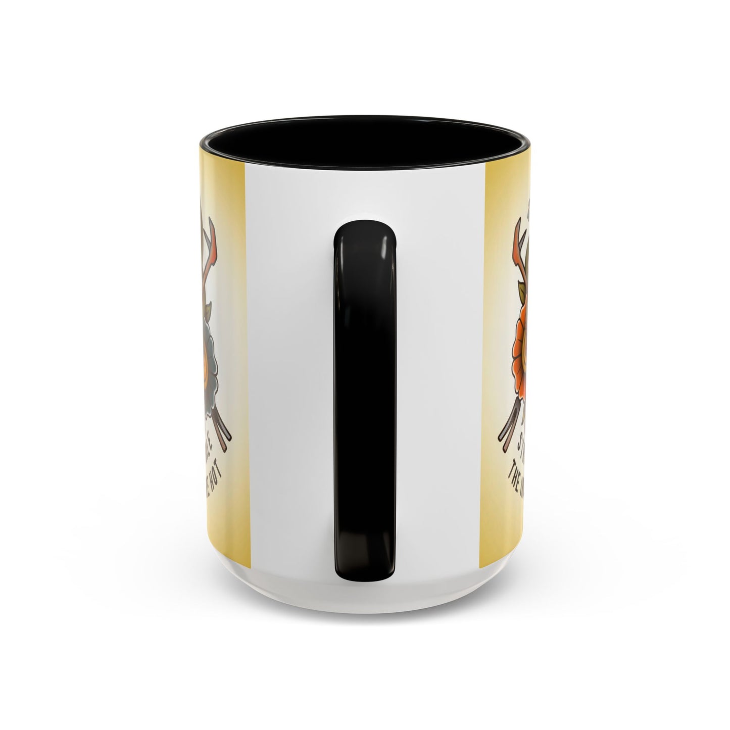 Black Sheep "Strike While The Irons Are Hot" Premo Artwork Coffee Mug (Brown/Black Accents)