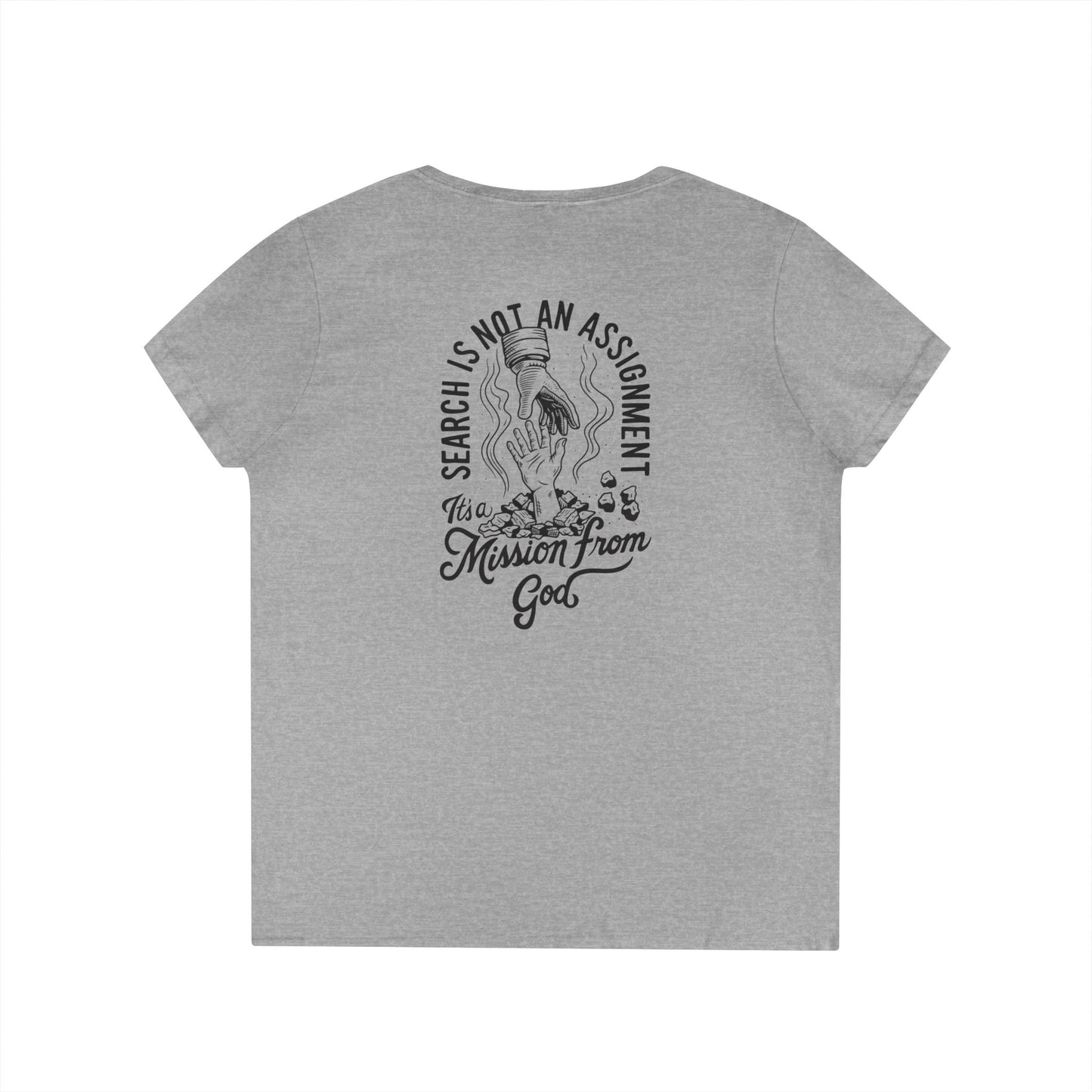 Black Sheep Ladies' V-Neck "More Than An Assignment" T-Shirt