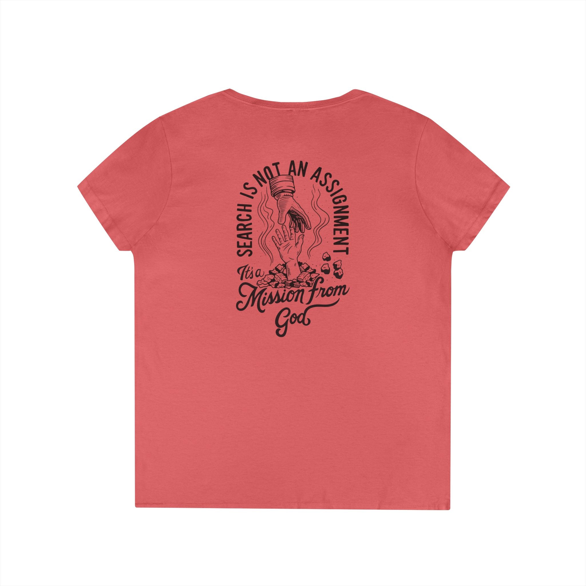 Black Sheep Ladies' V-Neck "More Than An Assignment" T-Shirt