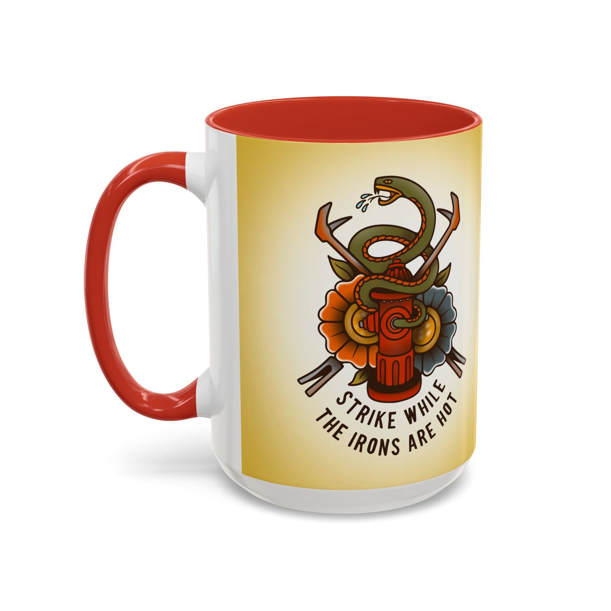 Black Sheep "Strike While The Irons Are Hot" Premo Artwork Coffee Mug (Brown/Black Accents)