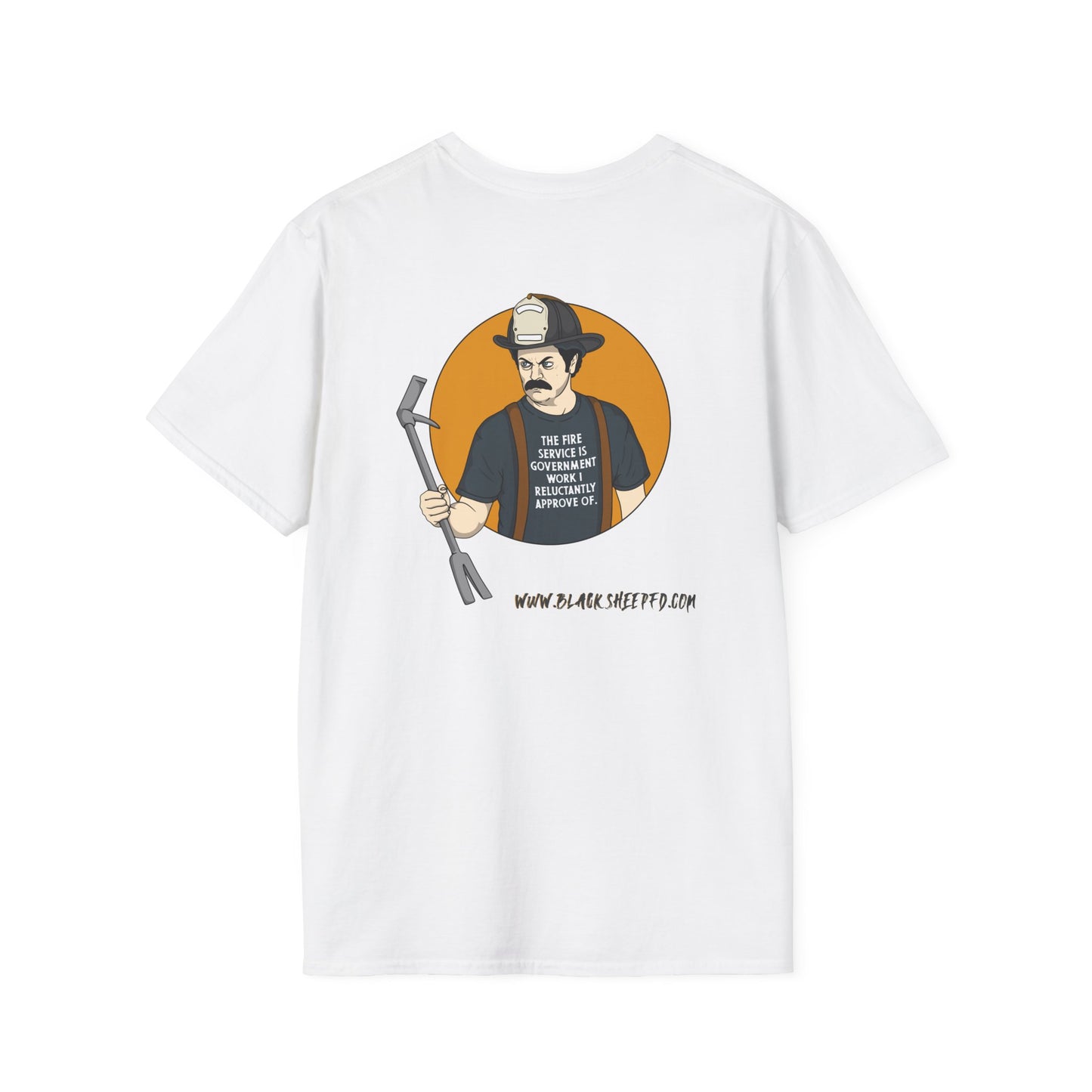 "Reluctantly Approved"— Fire Service Tee