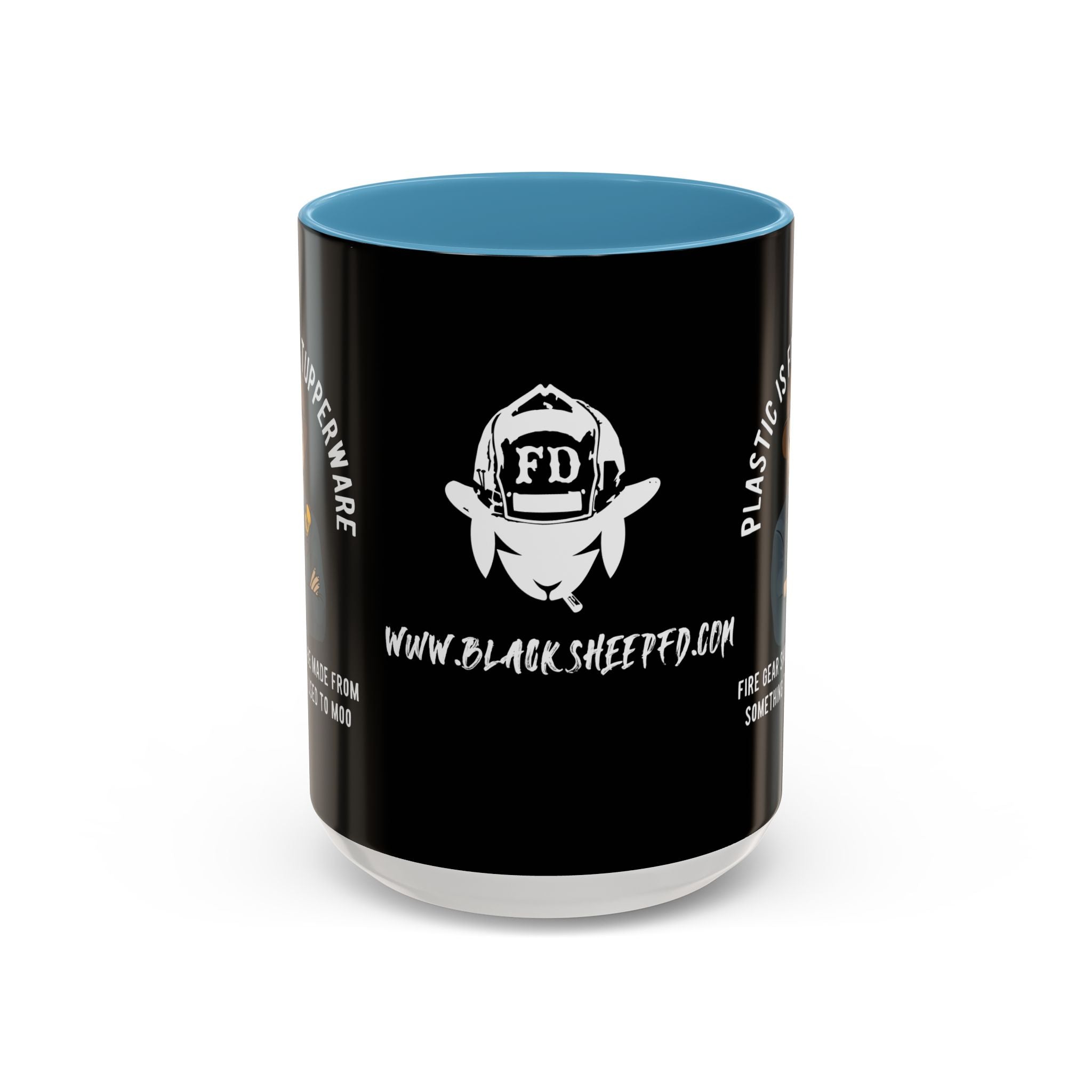 Black Sheep "Plastic Is For Tupperware" Premo Artwork Coffee Mug