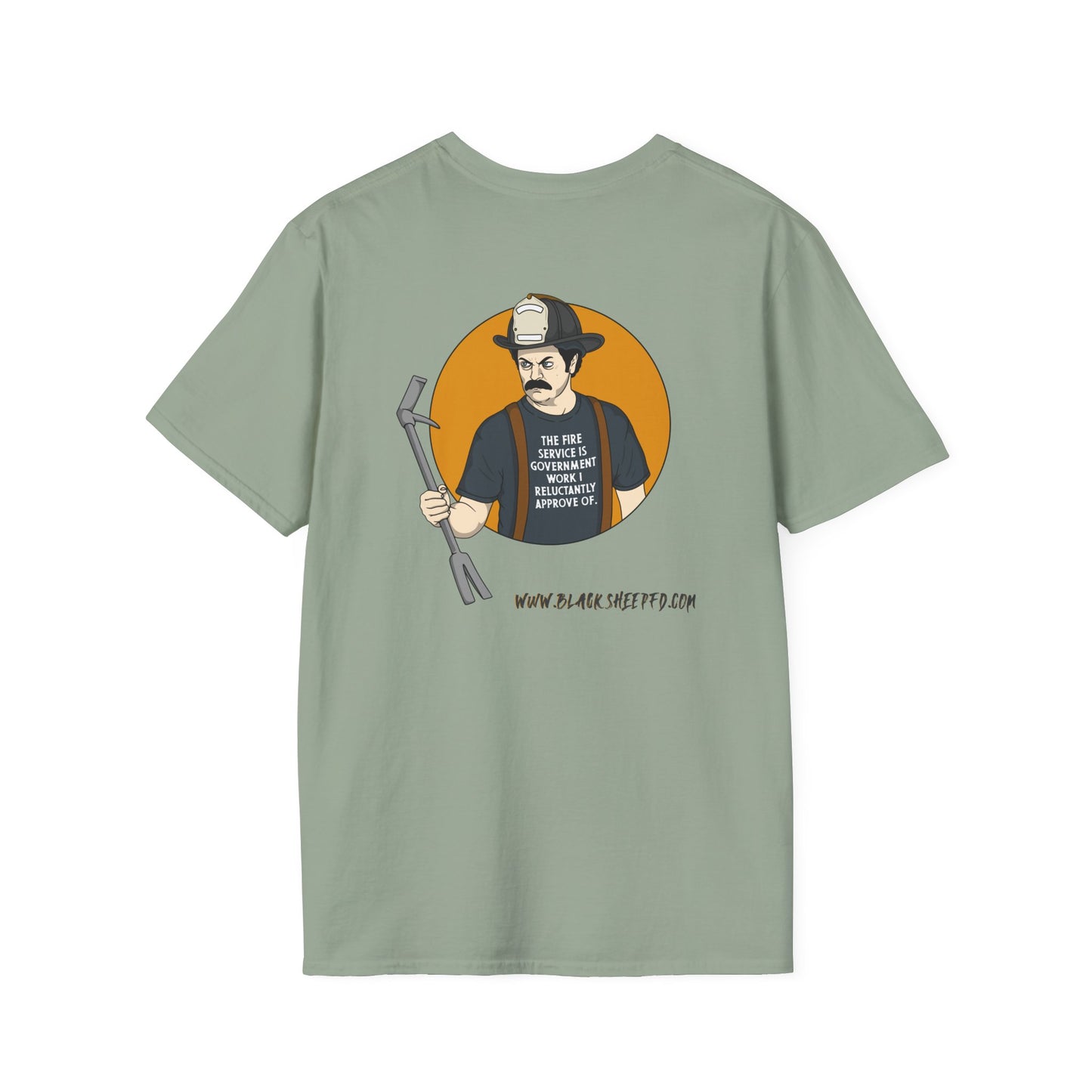 "Reluctantly Approved"— Fire Service Tee